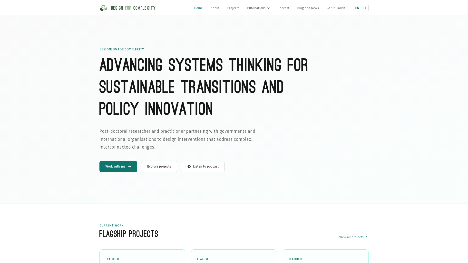 website screenshot of https://gloriacrabolu.com/