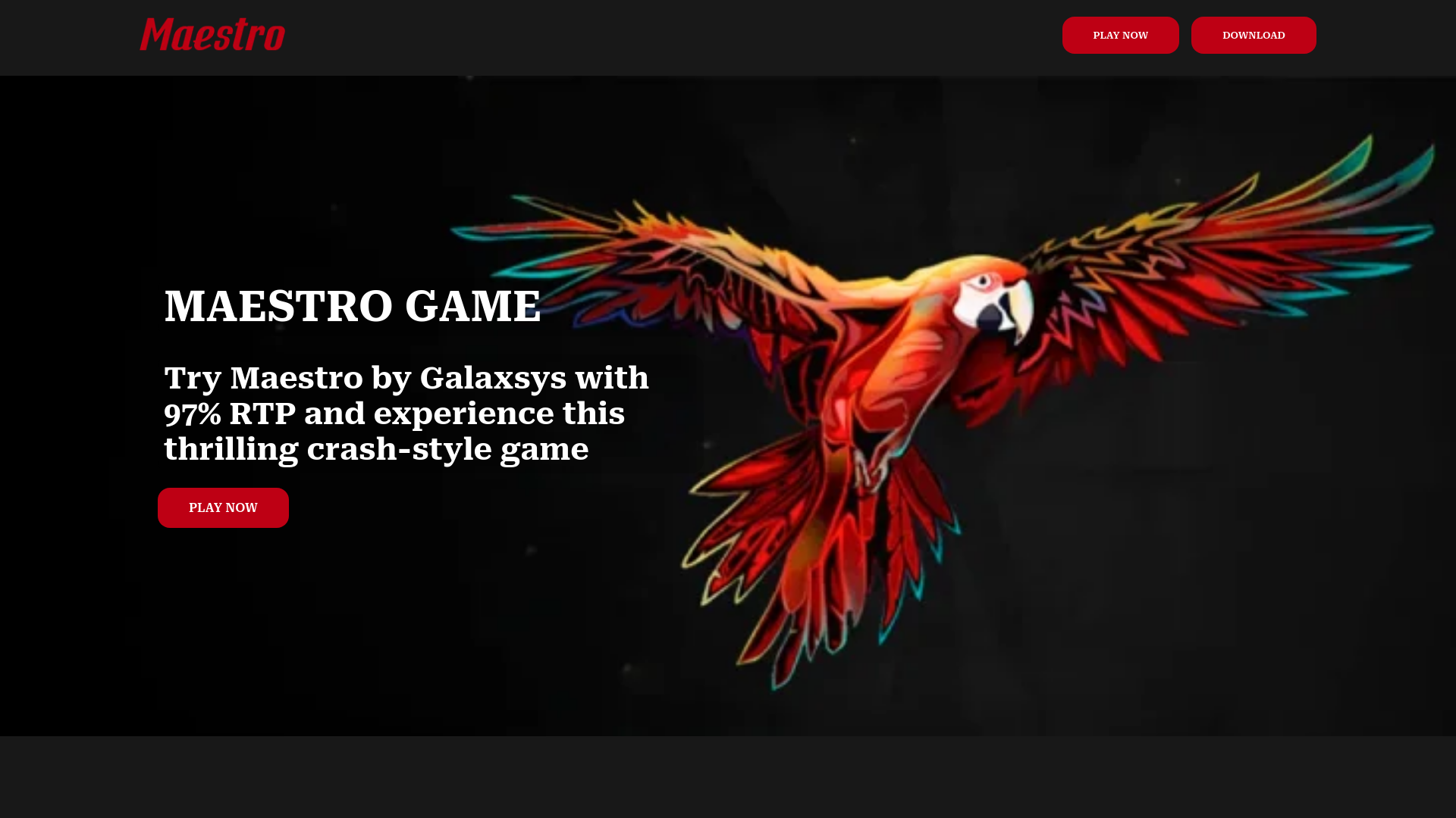 website screenshot of https://maestro-galaxsys.in/