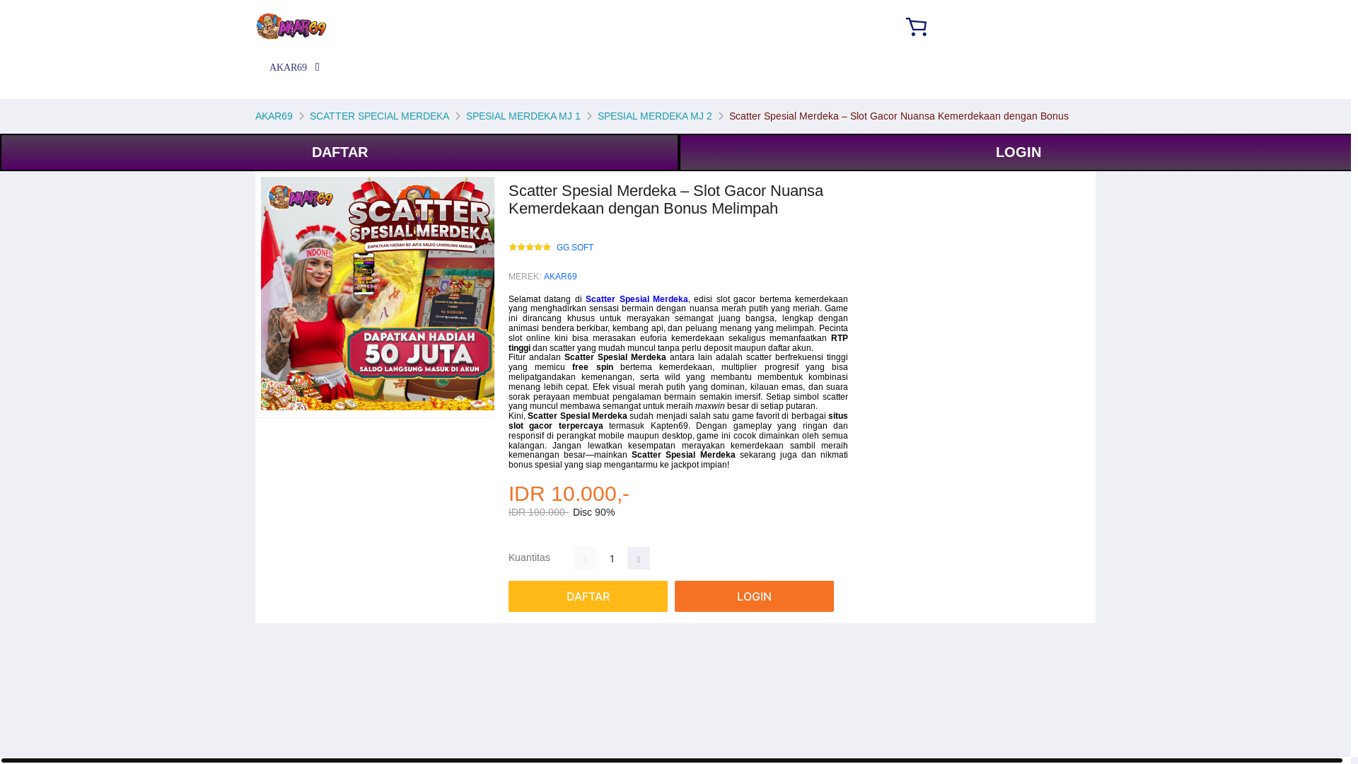 website screenshot of https://spesial-terbaru.pages.dev/