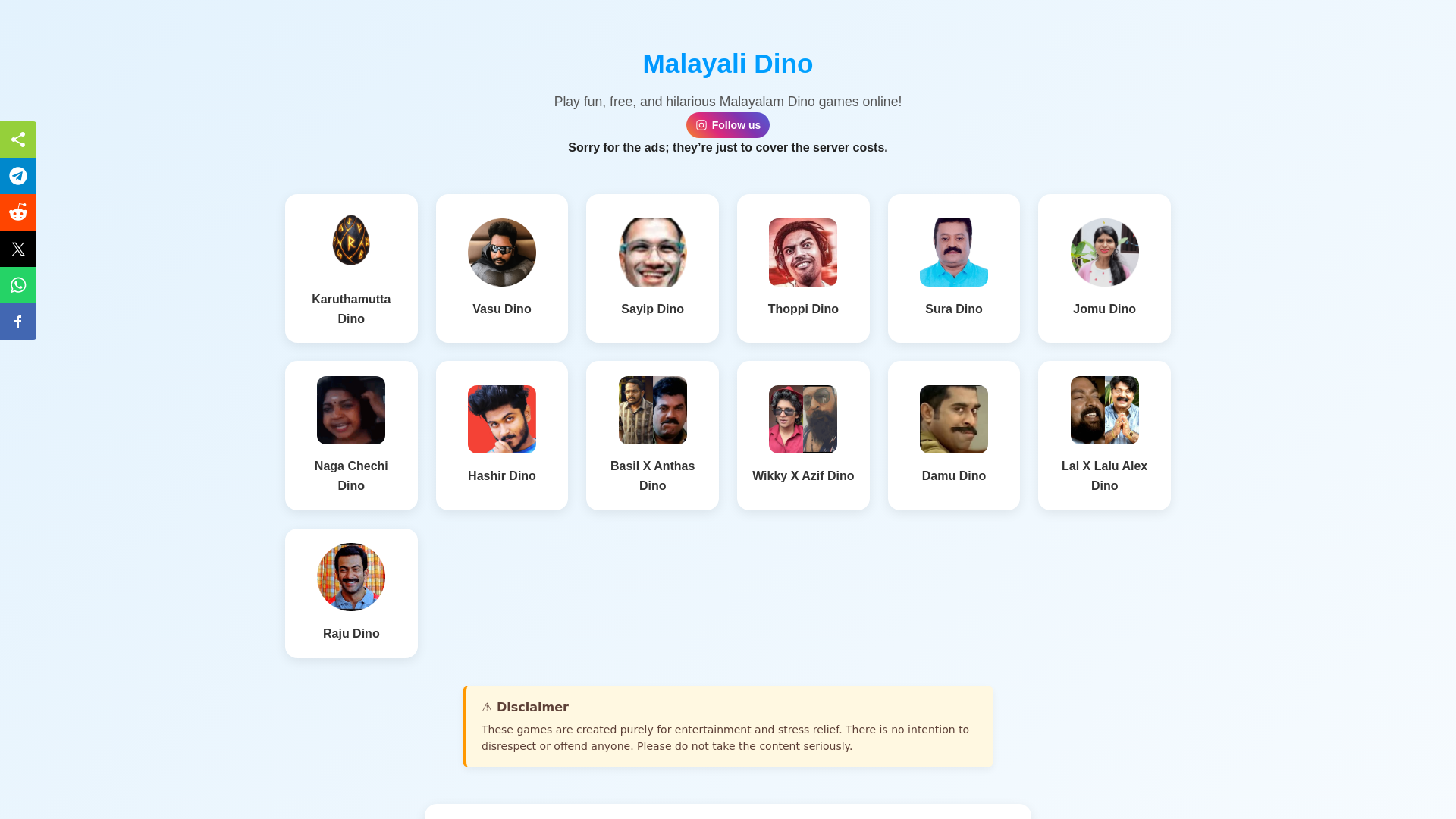 website screenshot of https://dino-d20.pages.dev/