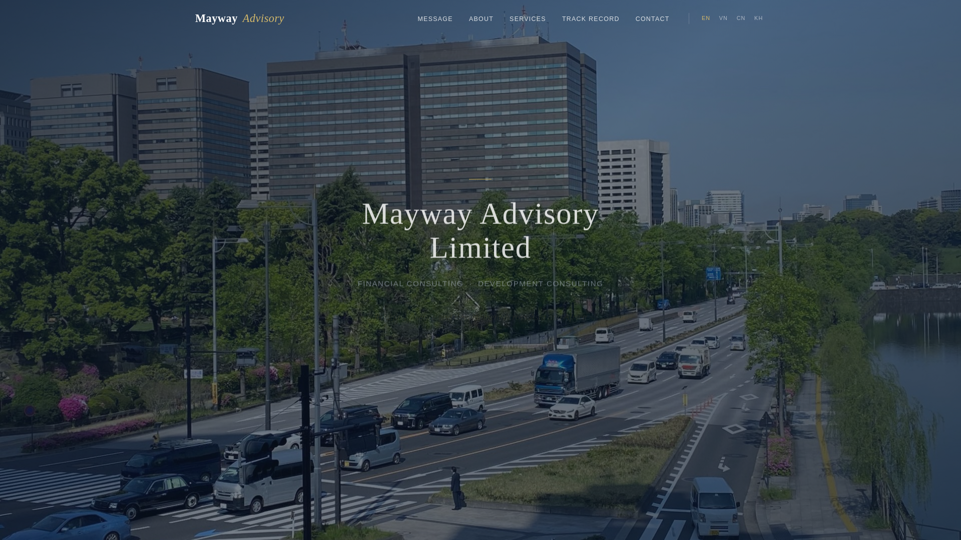website screenshot of https://mayway-advisory.pages.dev/