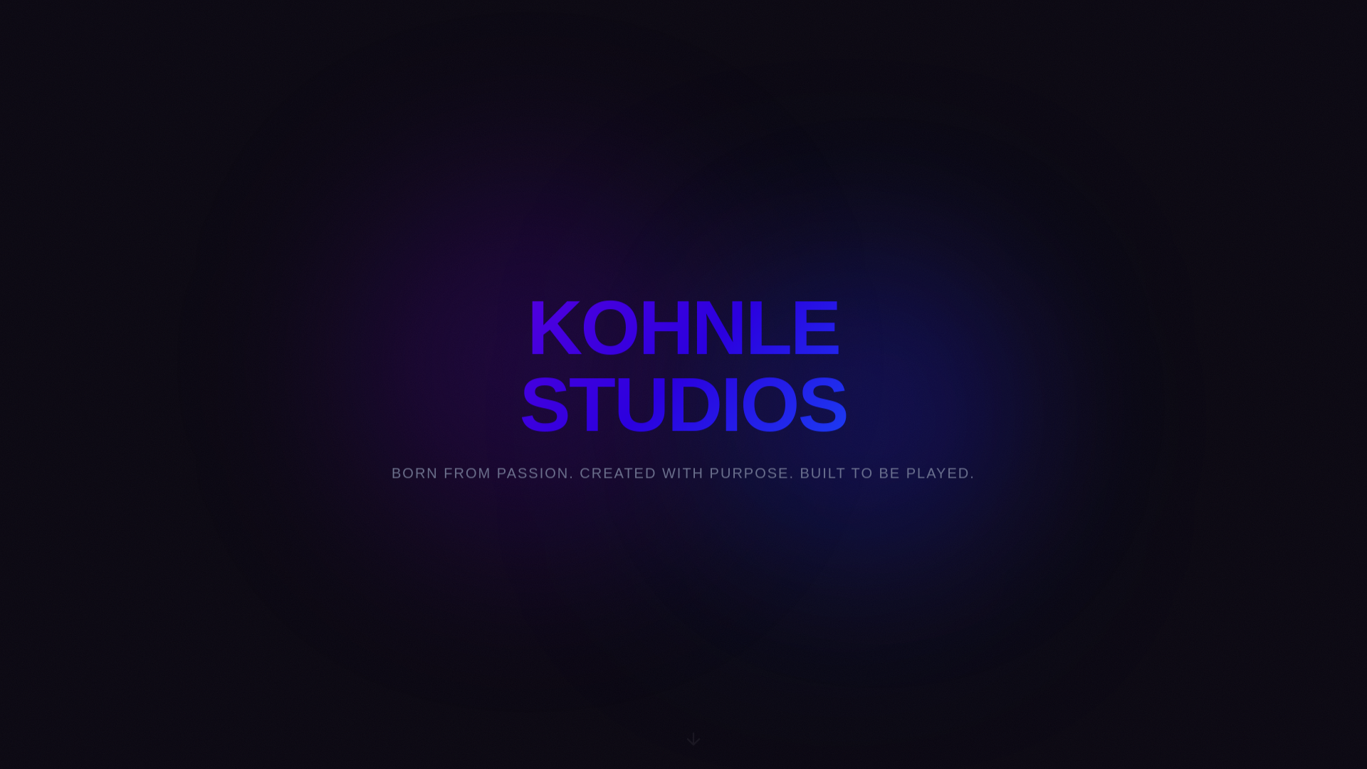 website screenshot of https://kohnlestudios.de