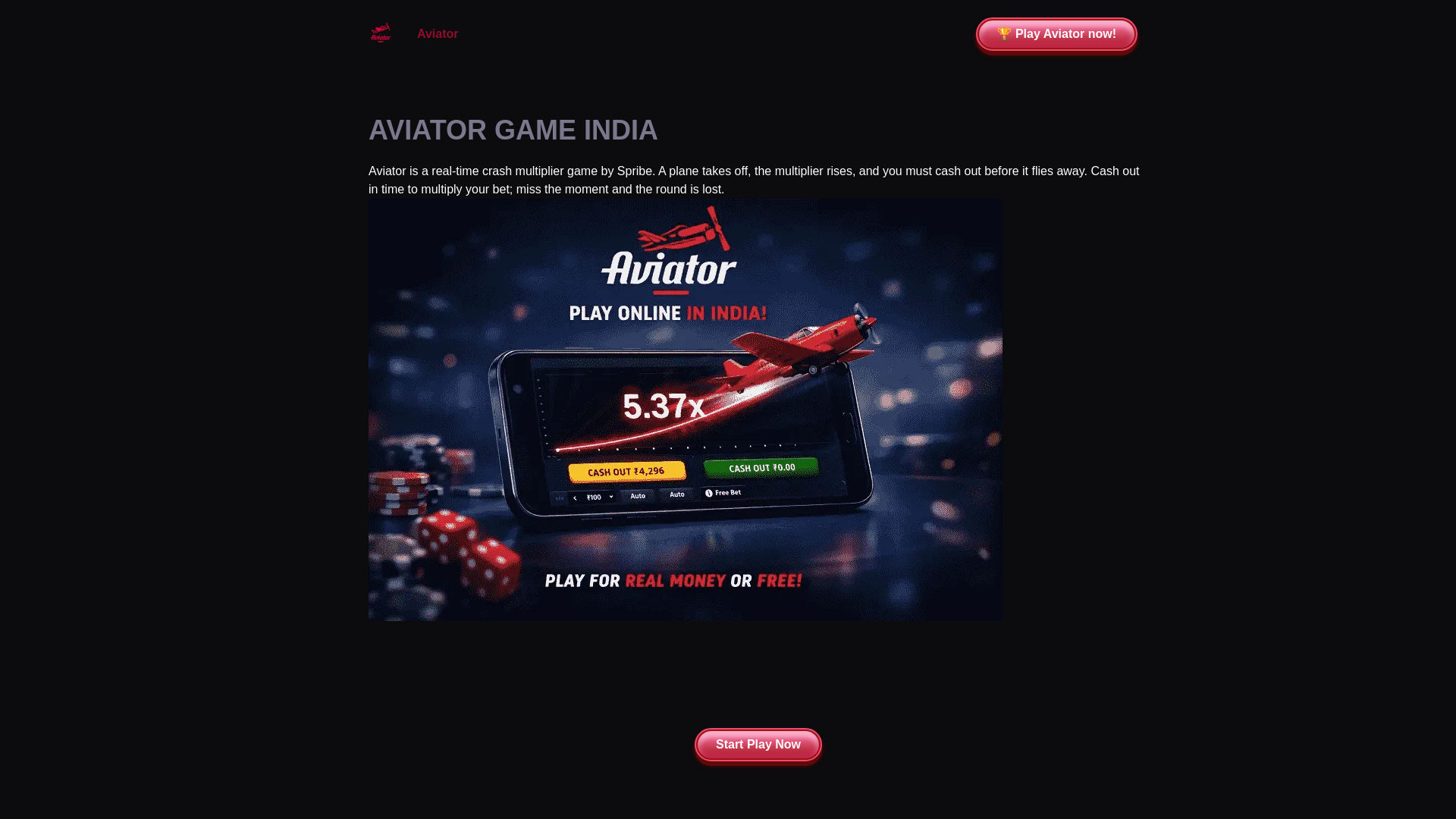website screenshot of https://game-aviator-india-ink.pages.dev/