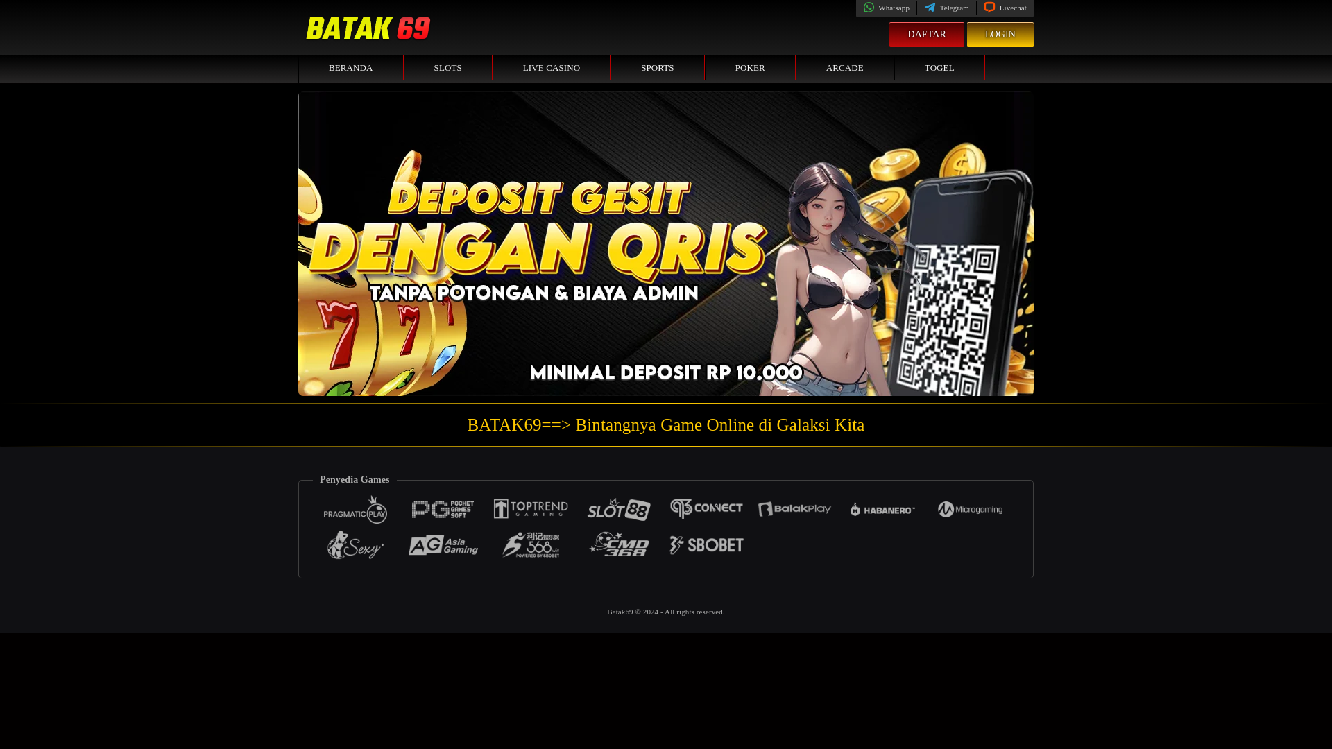 website screenshot of https://batak69.pages.dev/