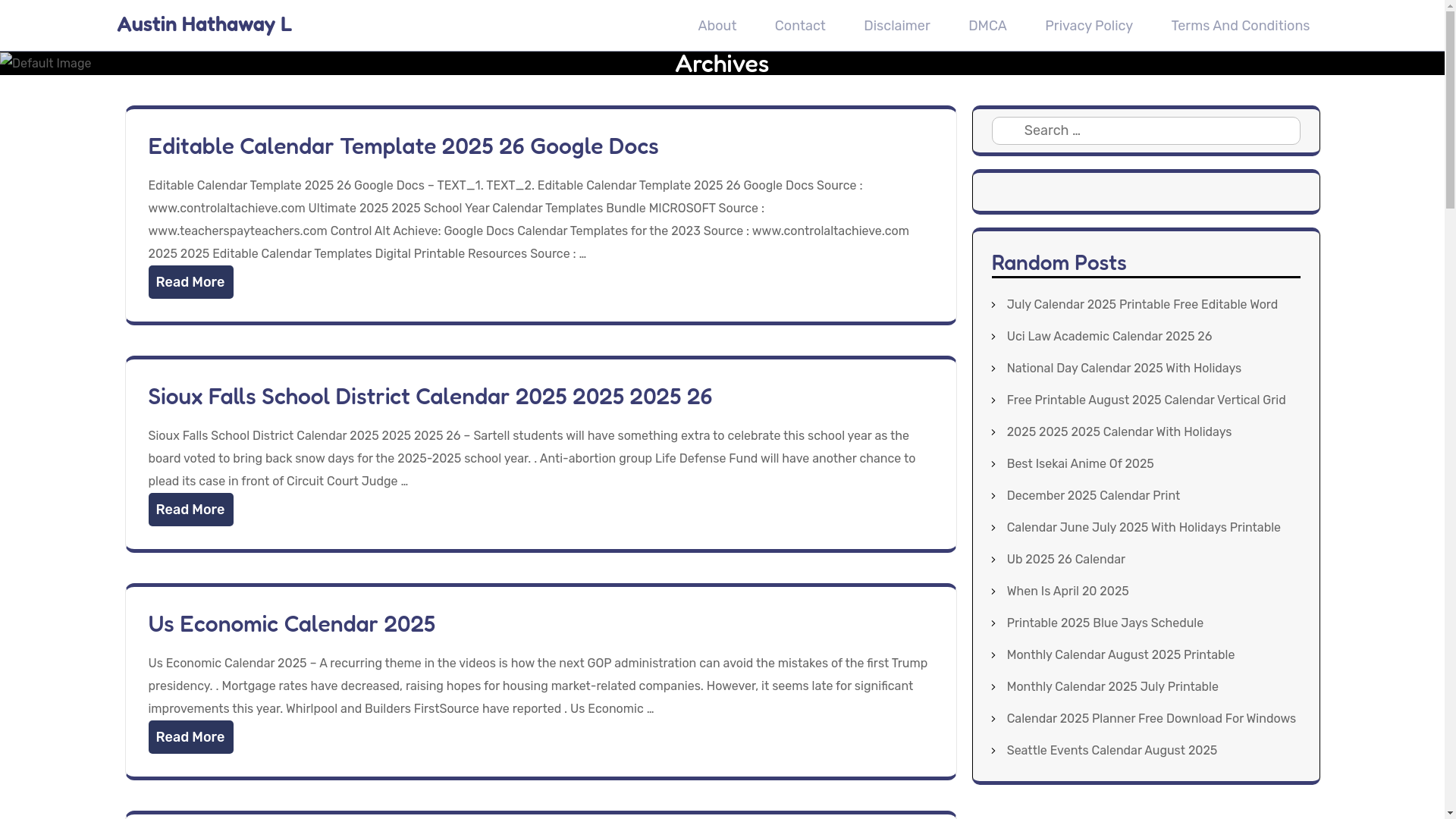 website screenshot of https://austinhathawayl.pages.dev/