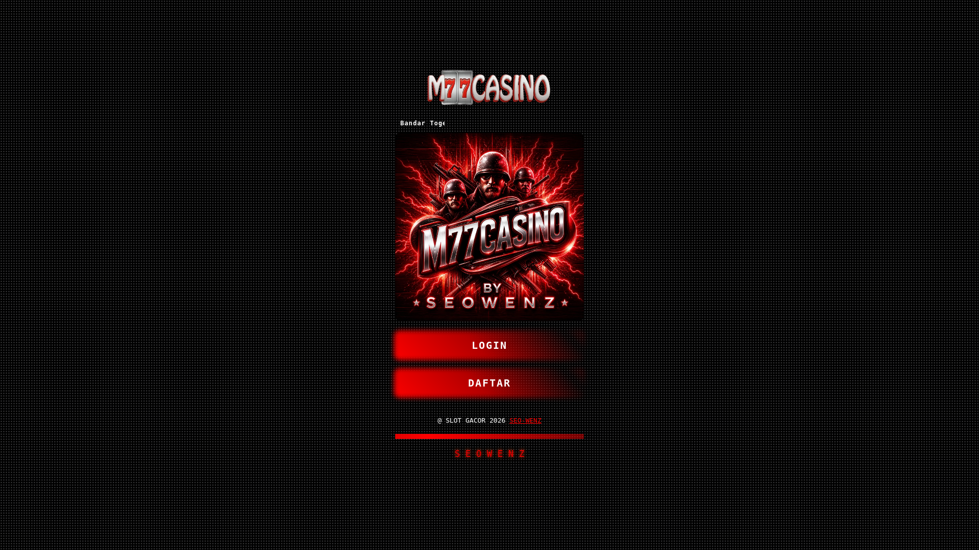 website screenshot of https://m77casino-slot-resmi-1.pages.dev/