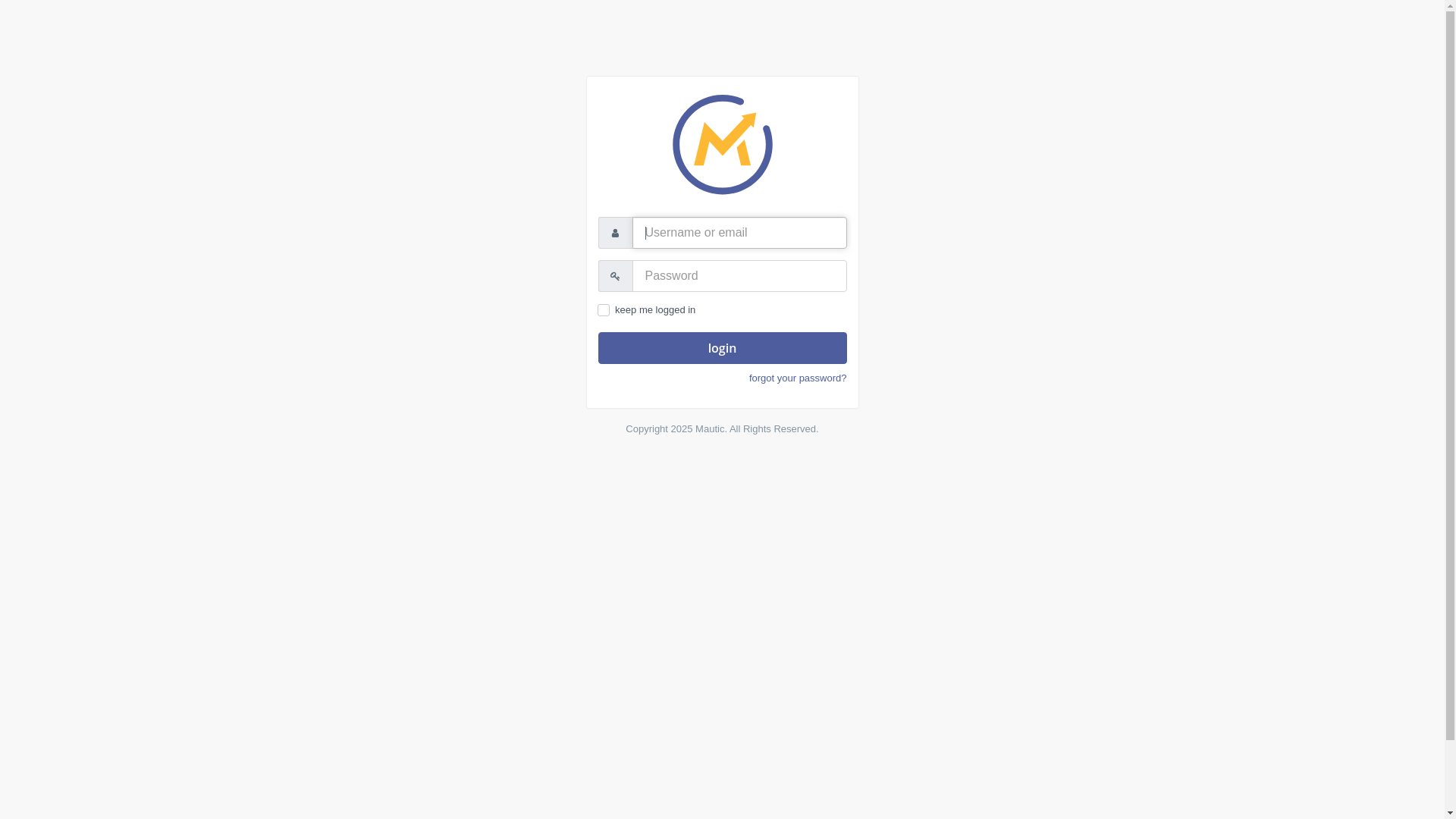website screenshot of https://mautic.glockapps.email/