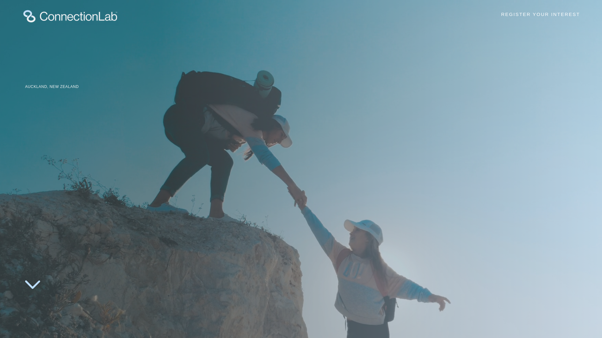 website screenshot of https://connectionlab.ai