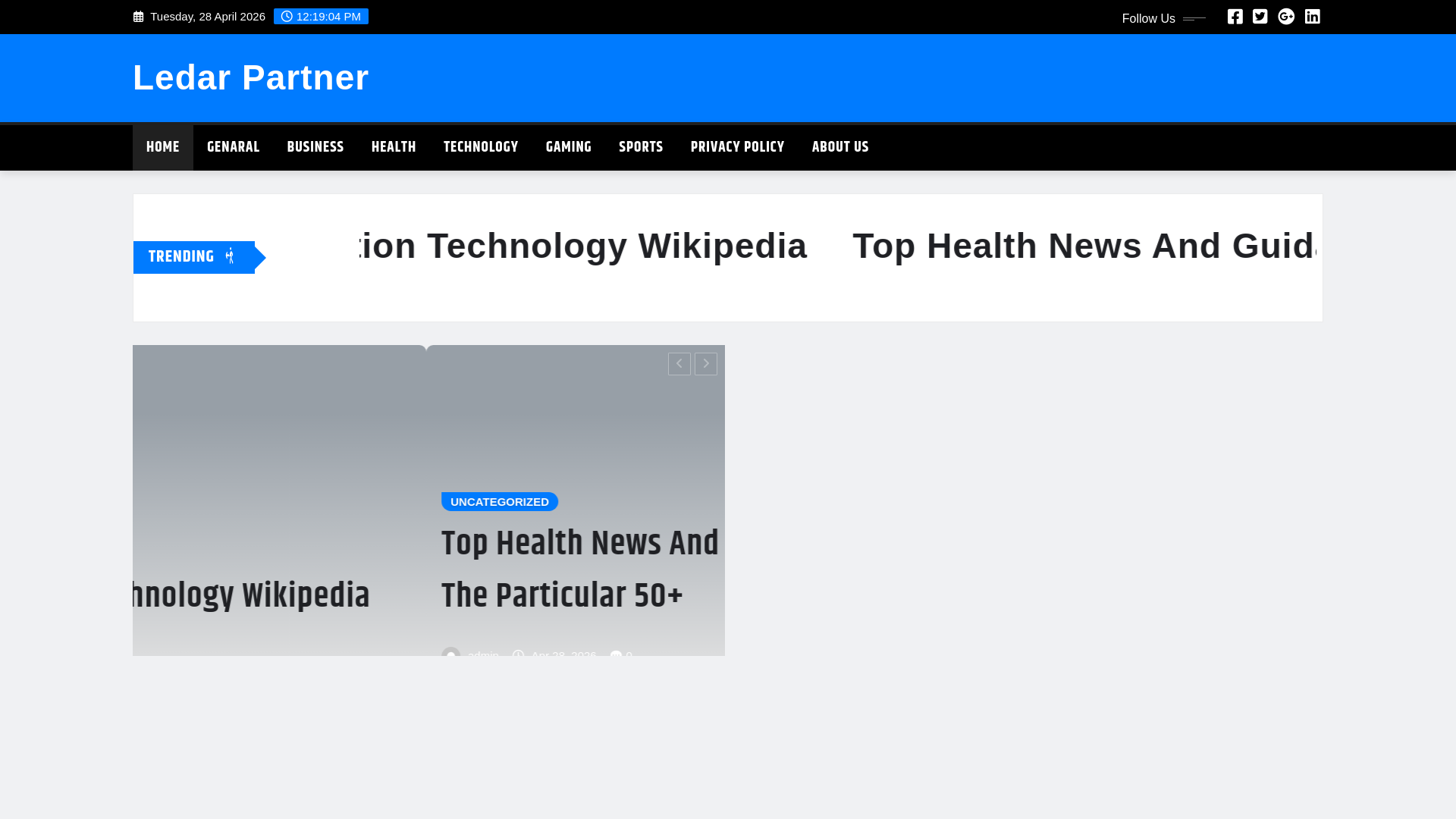 website screenshot of https://ledarpartner.id/