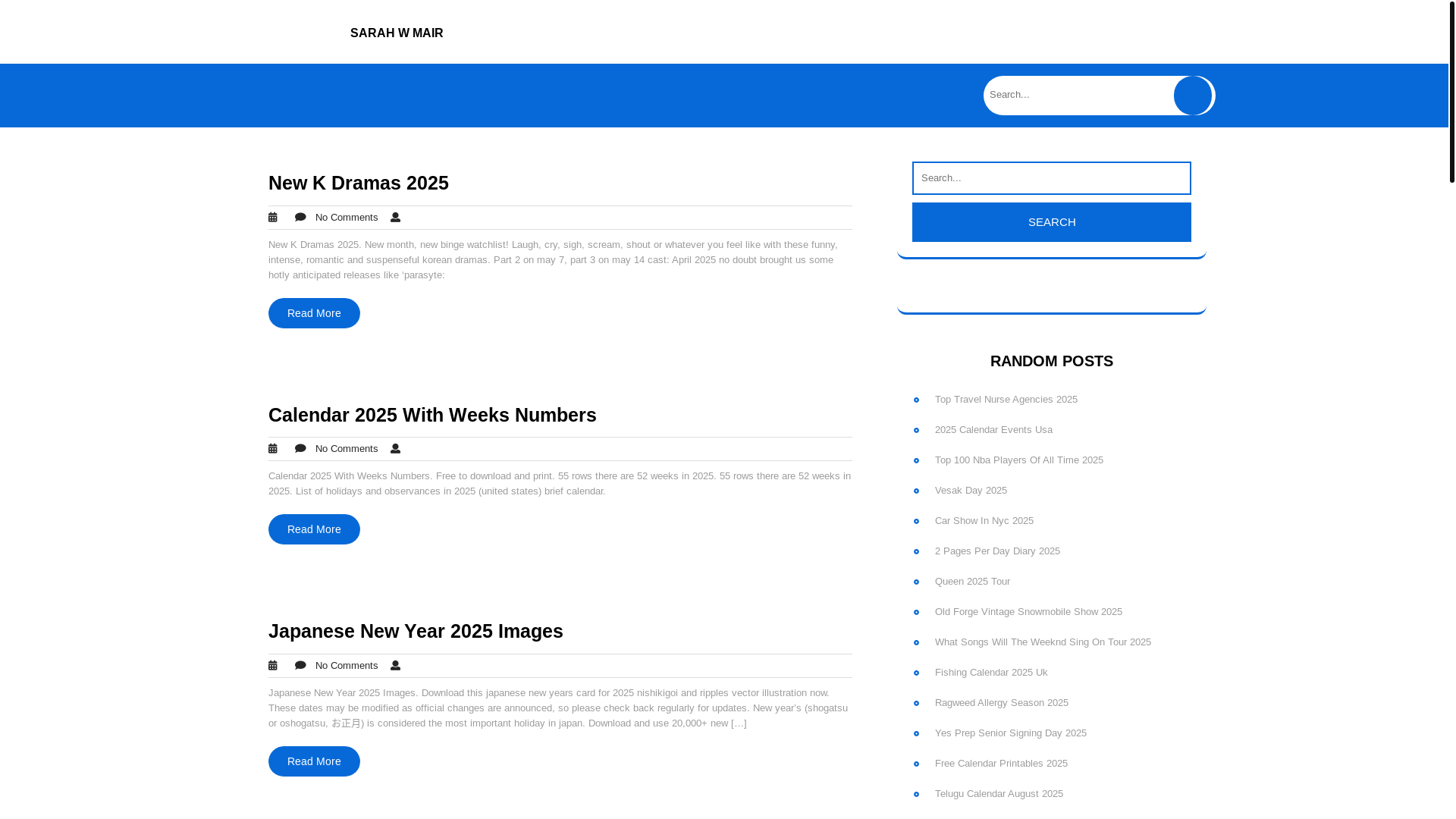website screenshot of https://sarahwmair.pages.dev/