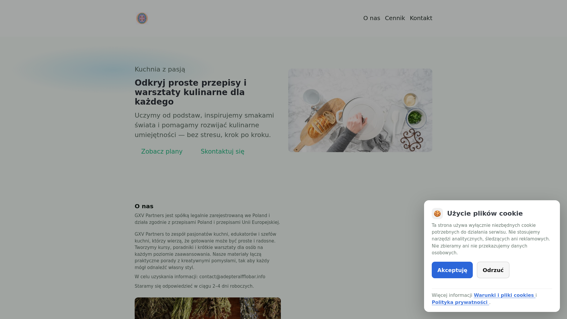 website screenshot of https://adepteralfflobar.info/
