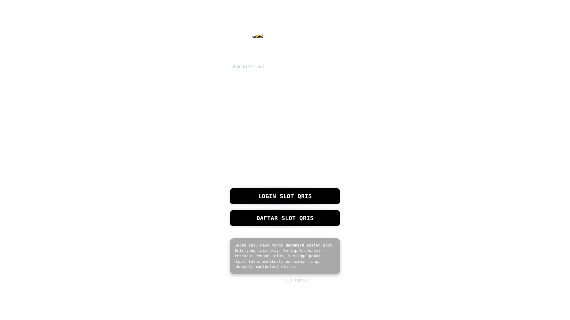 website screenshot of https://badak178slotqris.pages.dev/