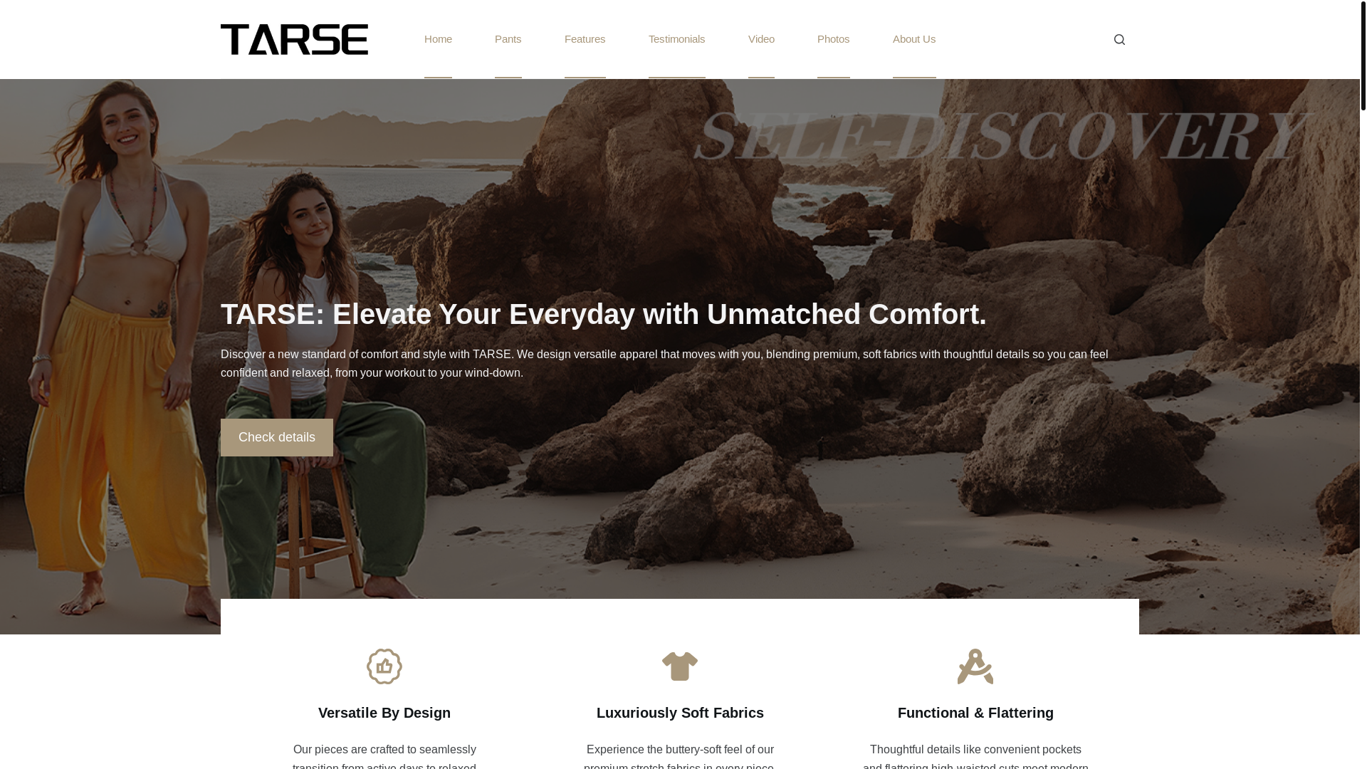 website screenshot of https://thetarse-com.pages.dev/
