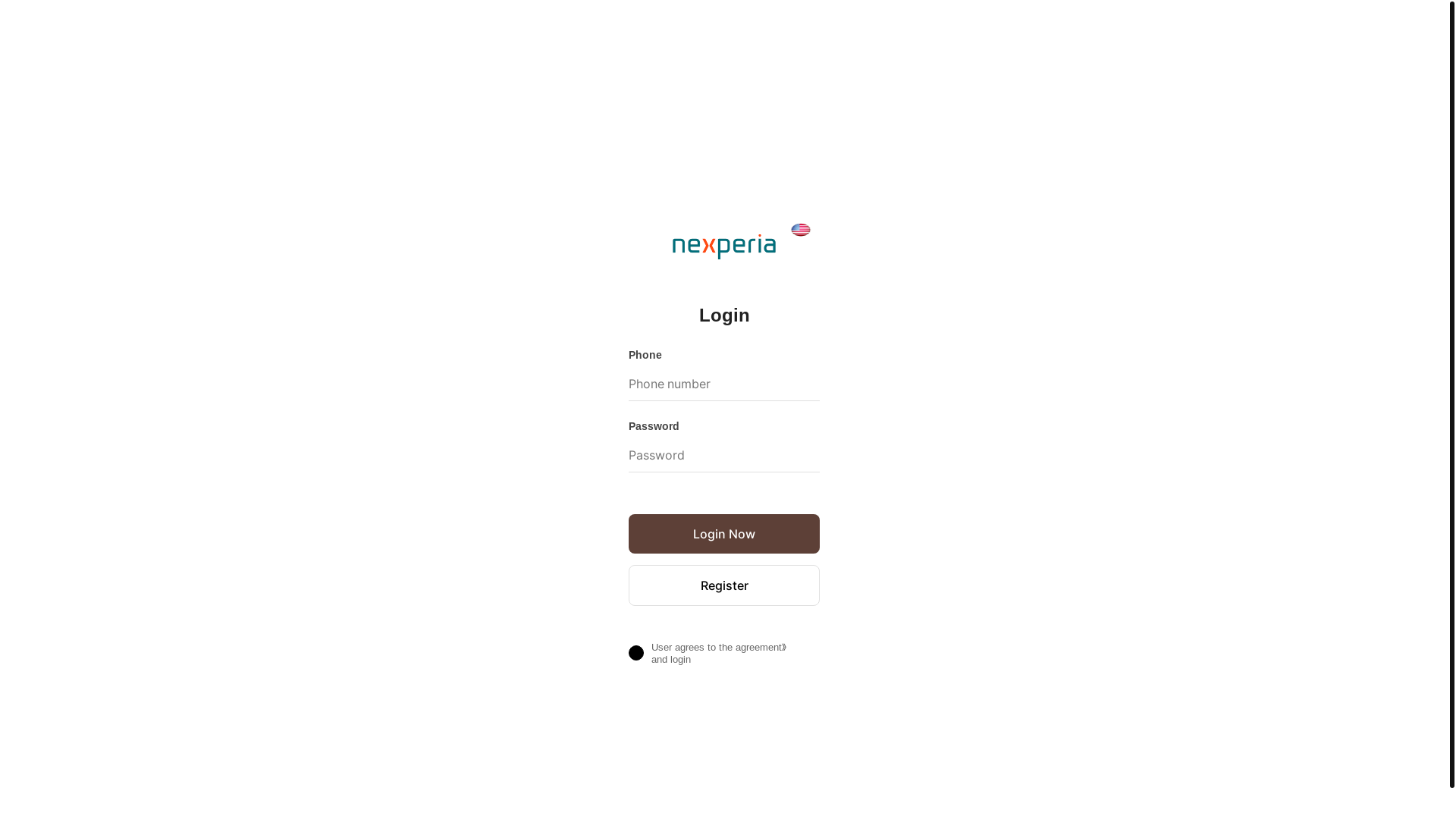 website screenshot of https://nexperia-ng.xyz/