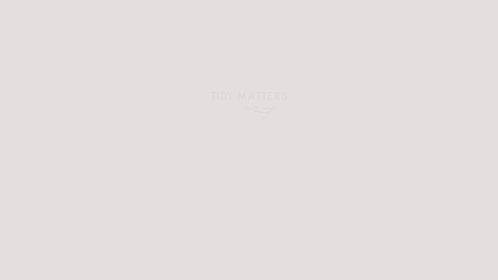 website screenshot of https://tidymatters.online/