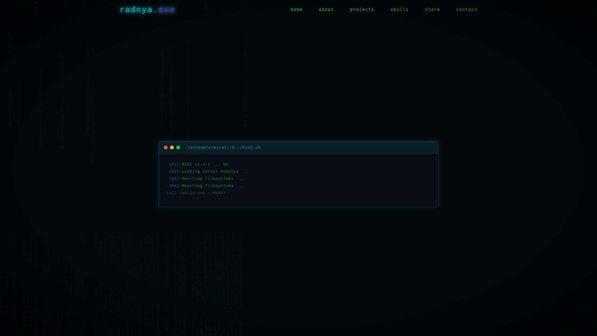 website screenshot of https://radnya.pages.dev/