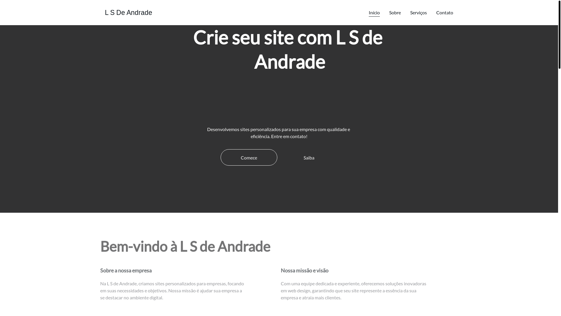website screenshot of https://andradeltda.shop/