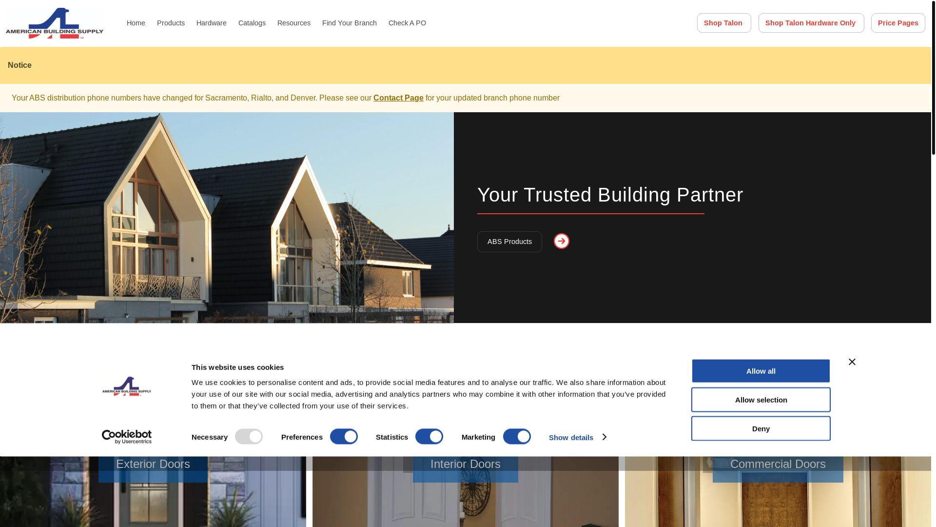 website screenshot of https://abs-abs.com/