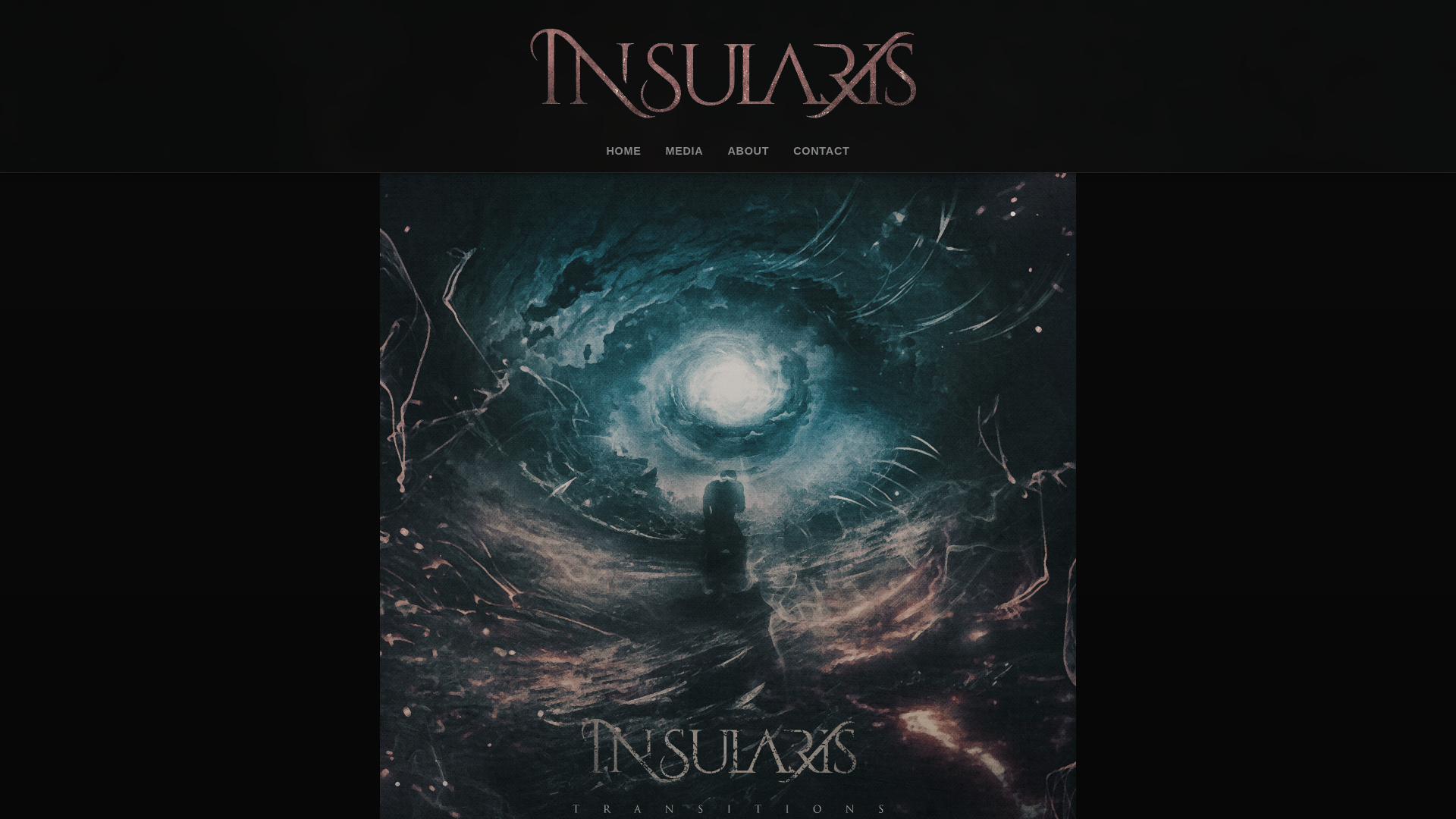 website screenshot of https://insularis-band.com/