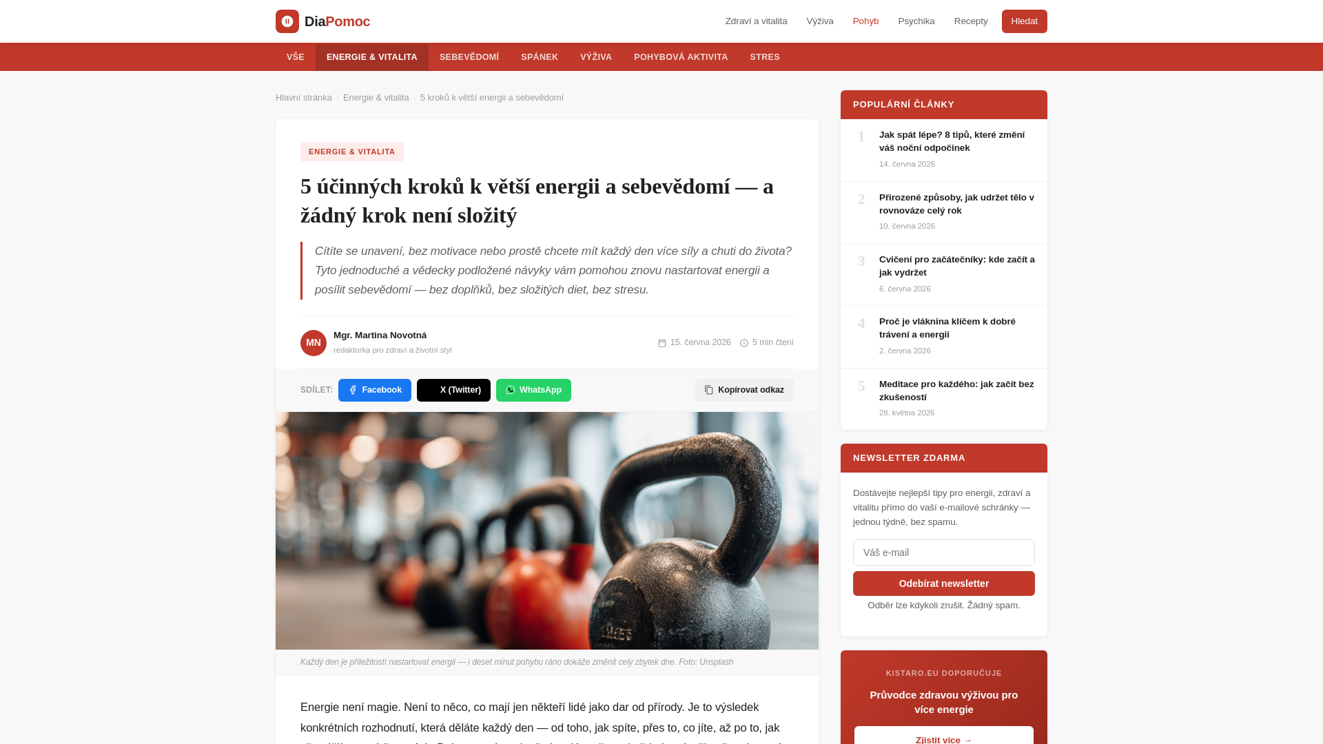 website screenshot of https://kistaro.eu