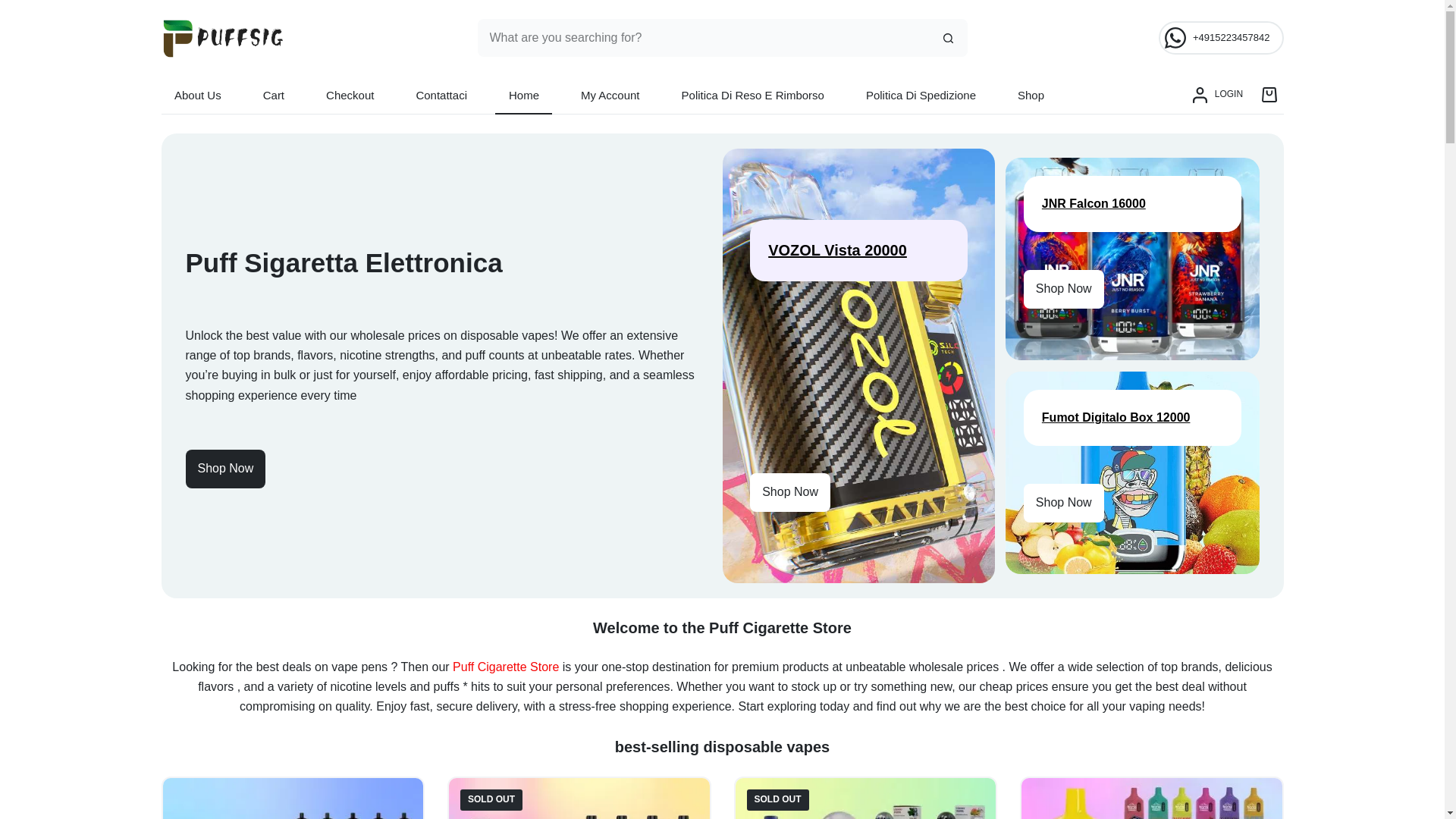 website screenshot of https://10eurovape.com/