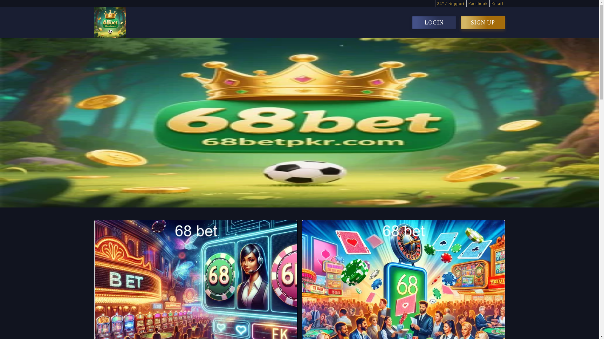 website screenshot of https://68betpkr.com/