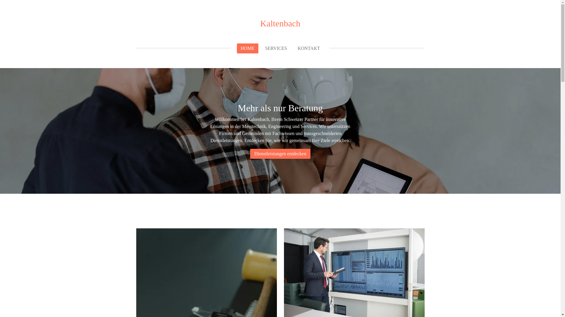 website screenshot of https://kaltenbacheso.ch/