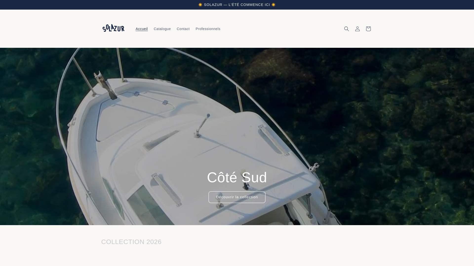 website screenshot of https://solazur.eu/