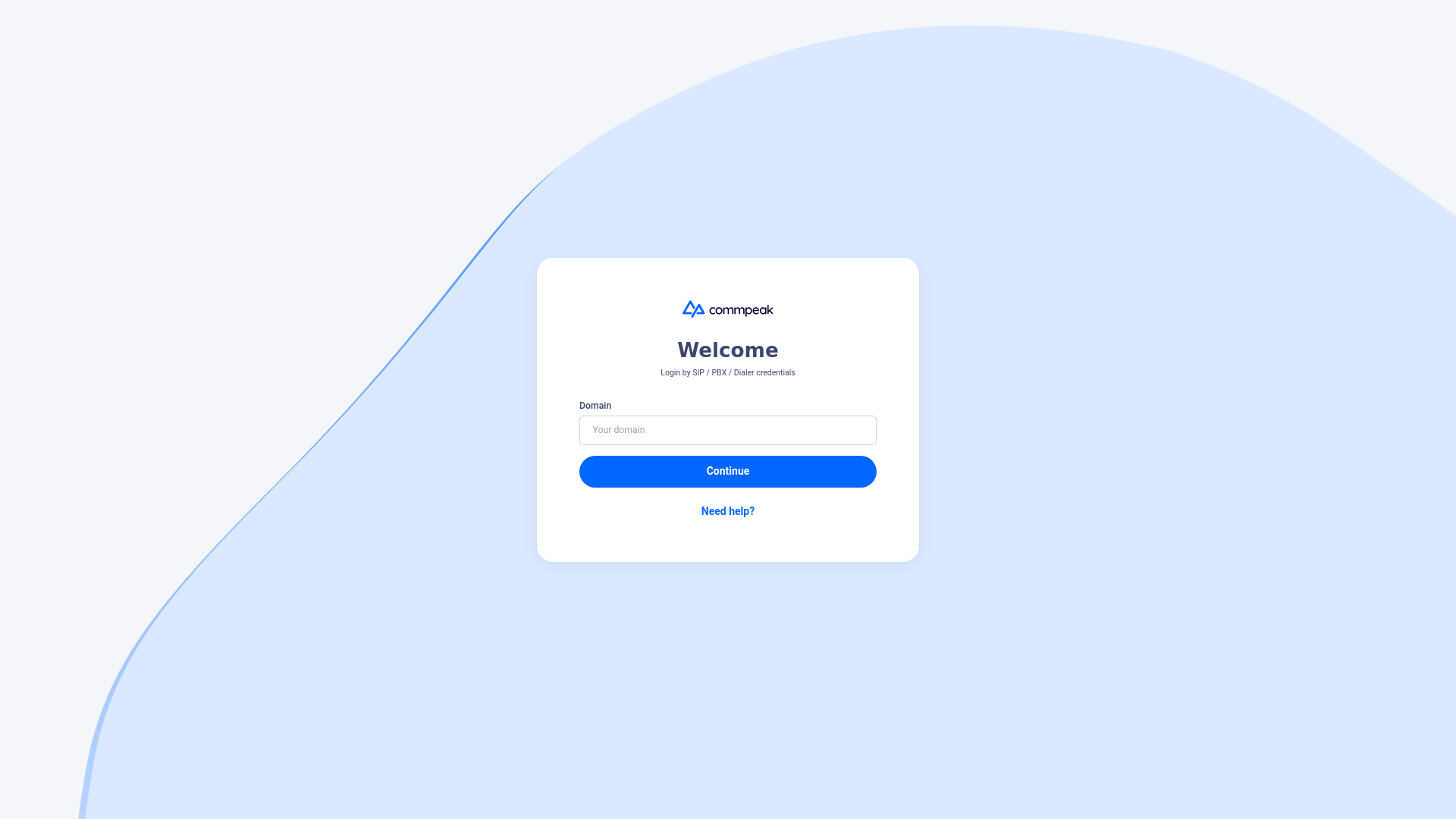 website screenshot of https://web-softphone-staging.pages.dev/