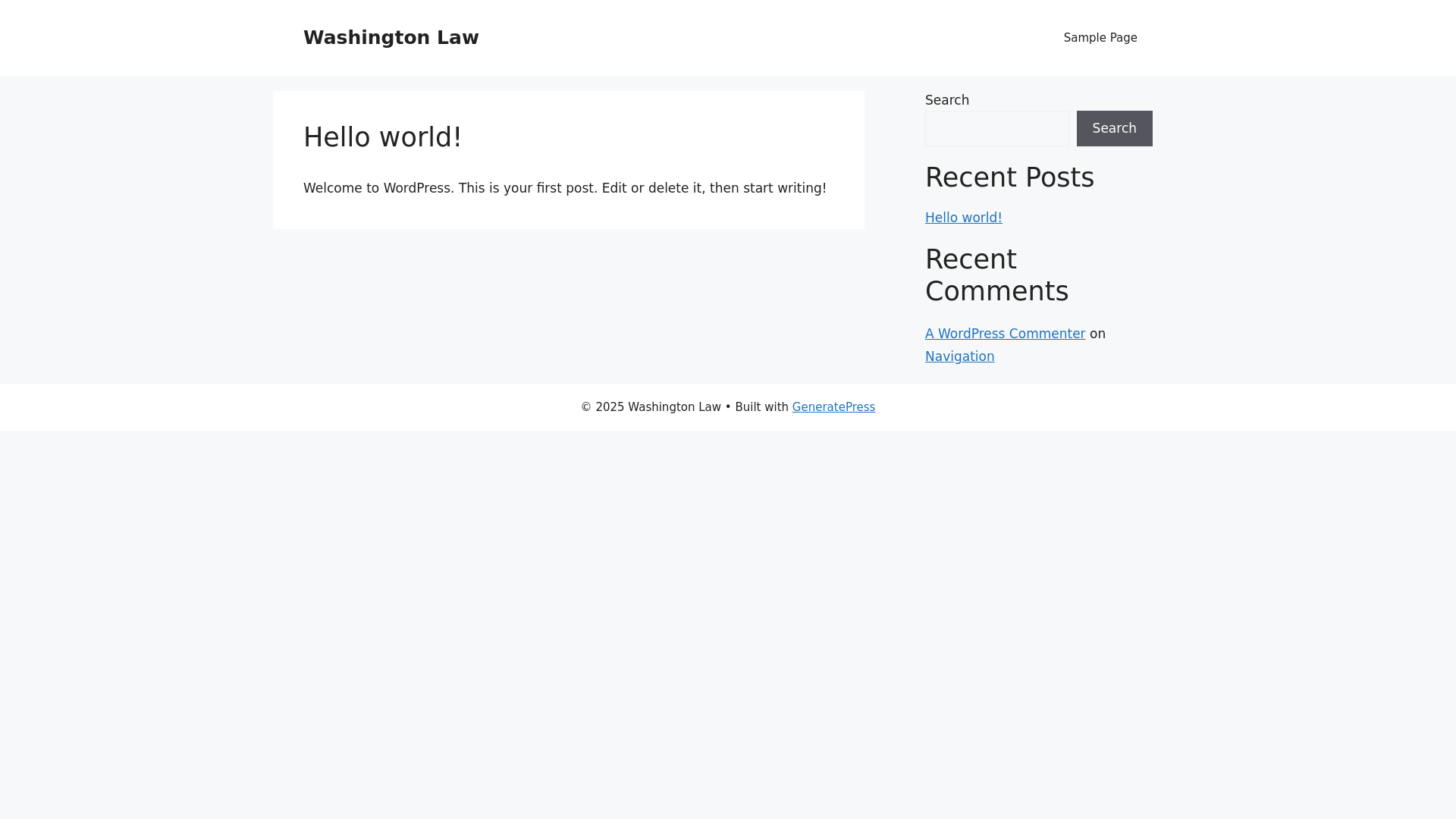 website screenshot of https://washingtonlawinfo.com/