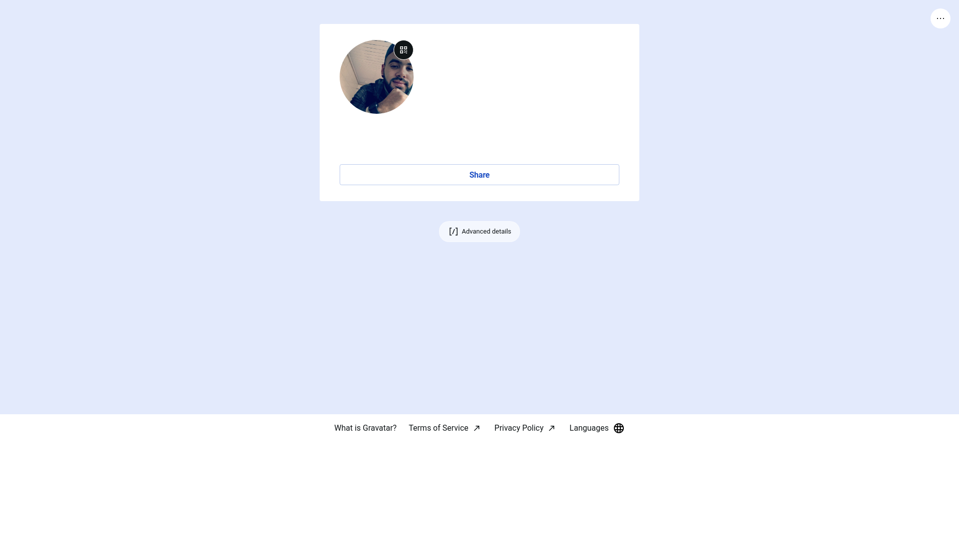 website screenshot of https://radwanbouzidi.link/