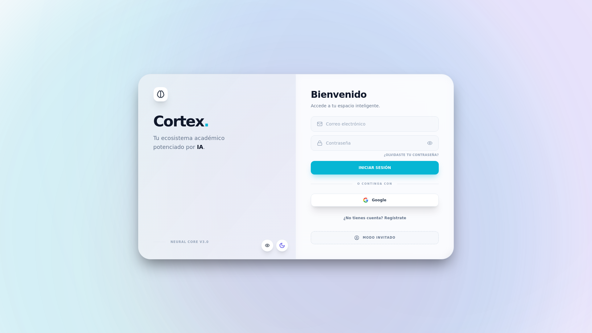 website screenshot of https://cortexwebacademy.com/