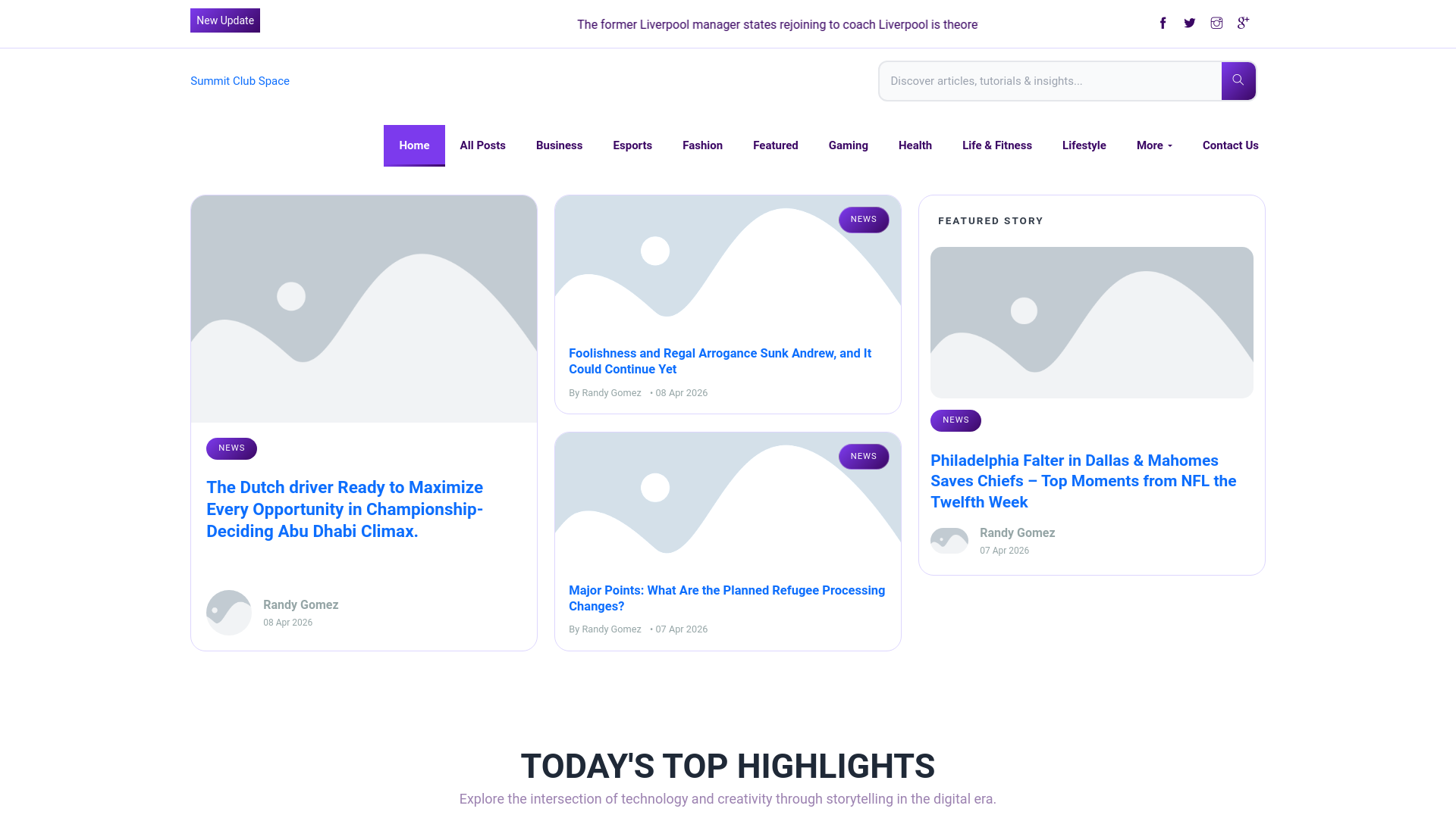 website screenshot of https://summitclubspace.nl/