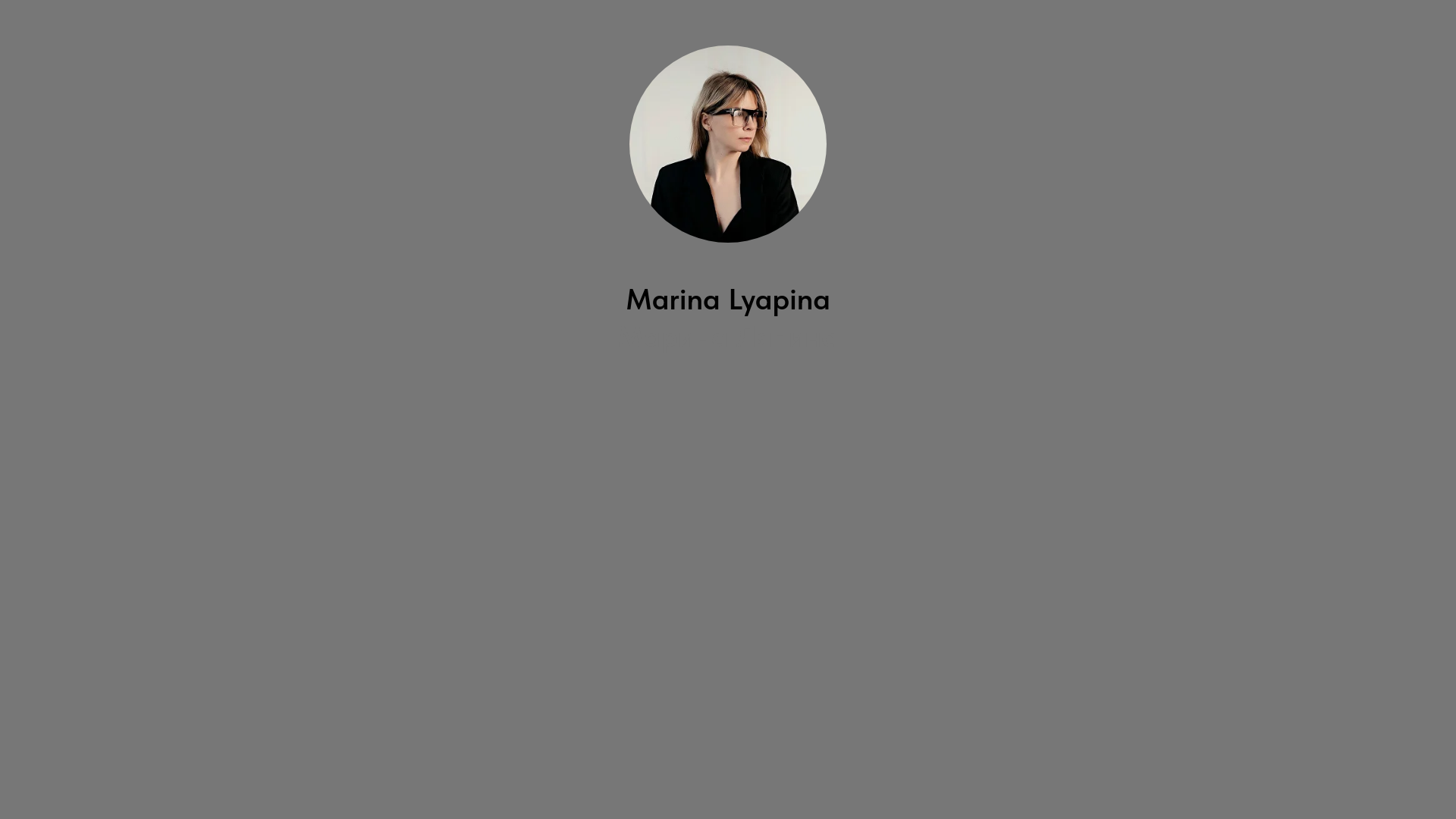 website screenshot of https://marinalyapina.ru/