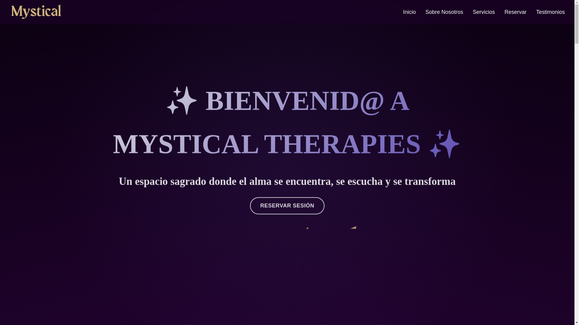 website screenshot of https://mysticaltherapies-online.pages.dev/