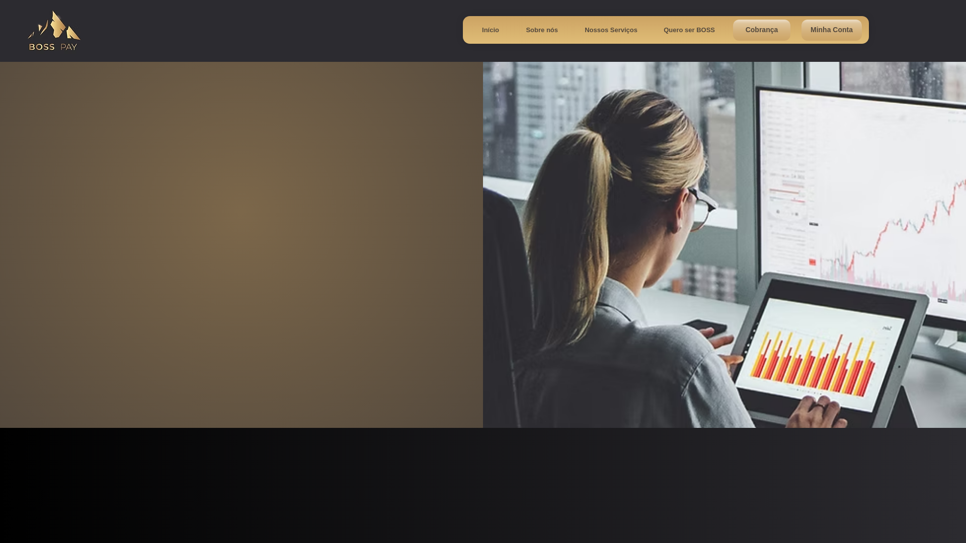 website screenshot of https://bossledger.com.br/