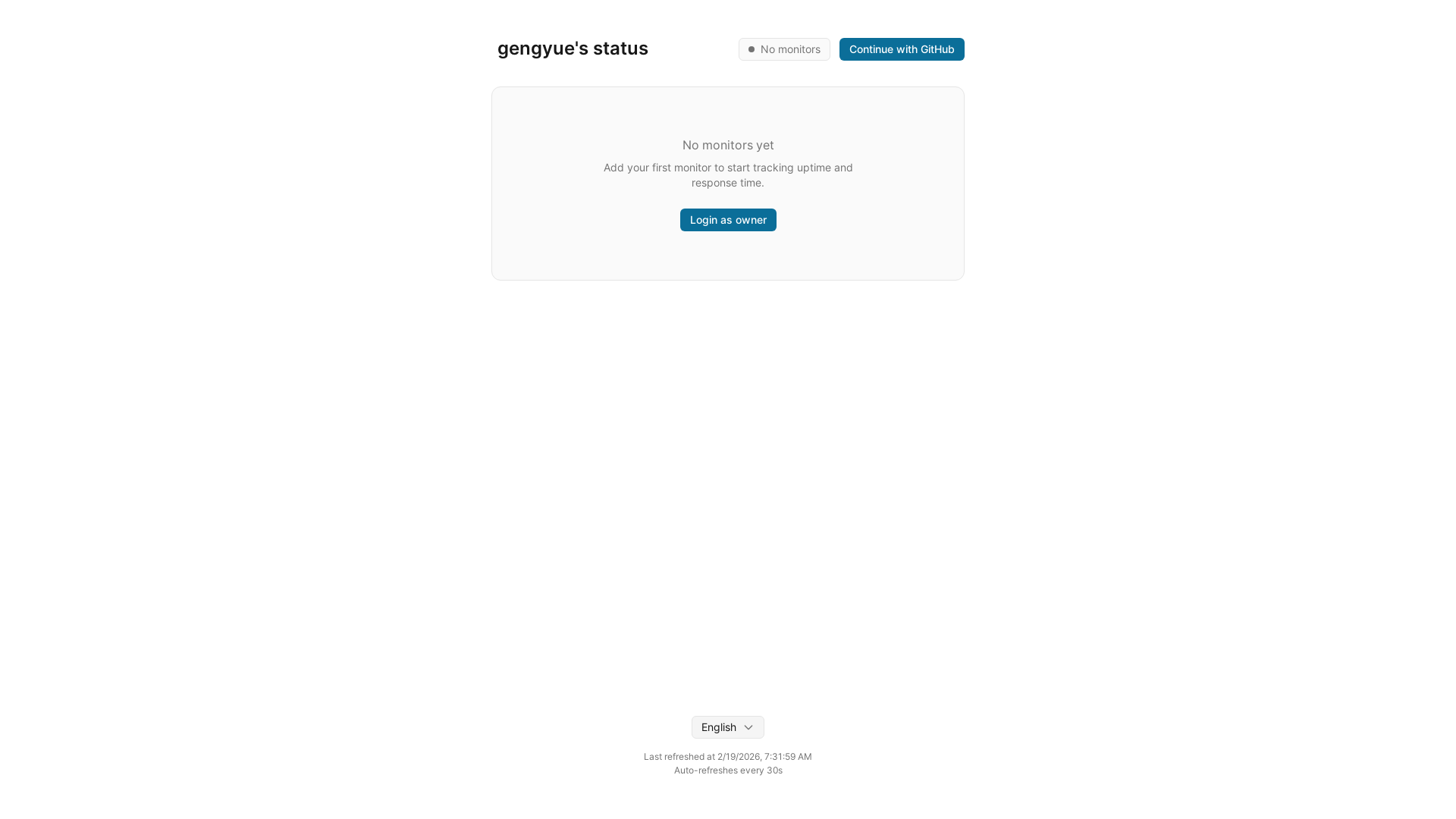 website screenshot of https://uptime-byd.pages.dev/