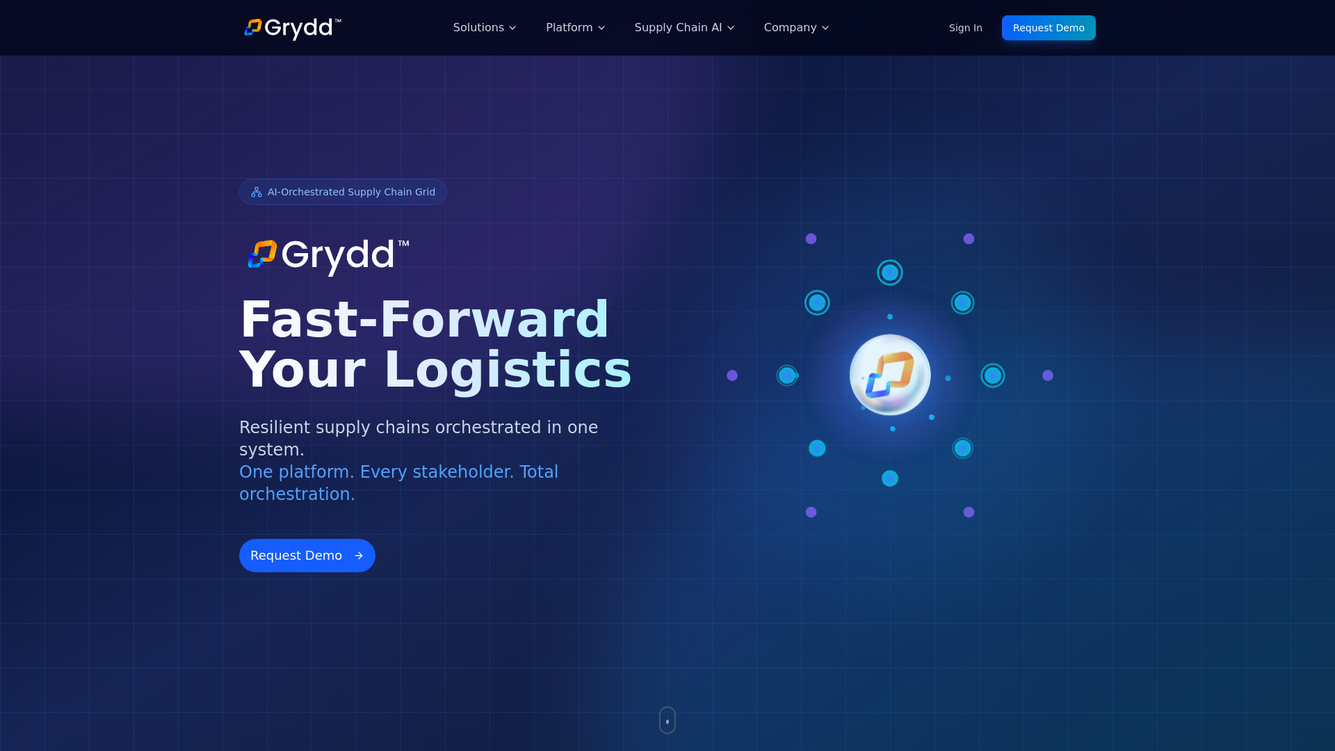 website screenshot of https://www3.grydd.com/