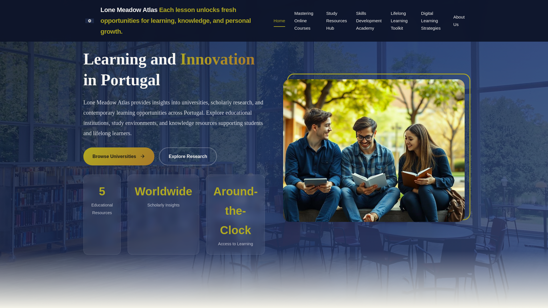 website screenshot of https://lonemeadowatlas.club/