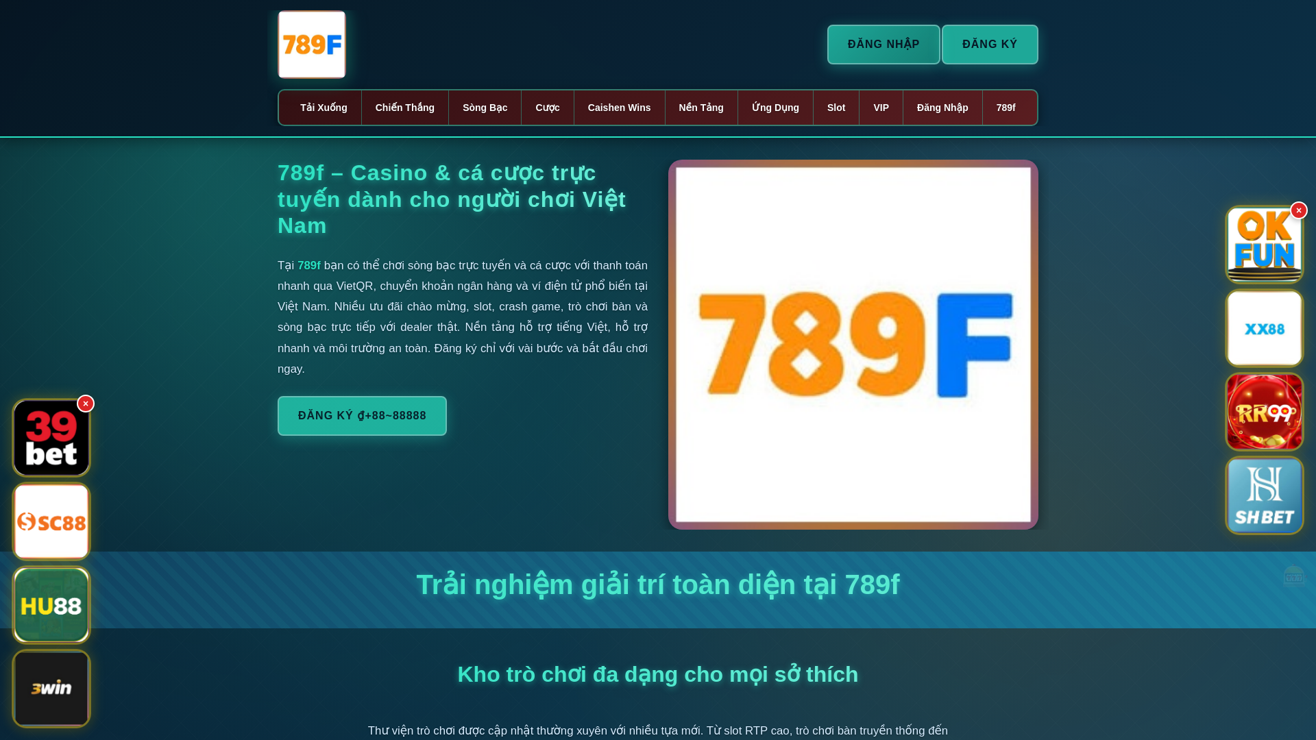 website screenshot of https://789fmot.com/