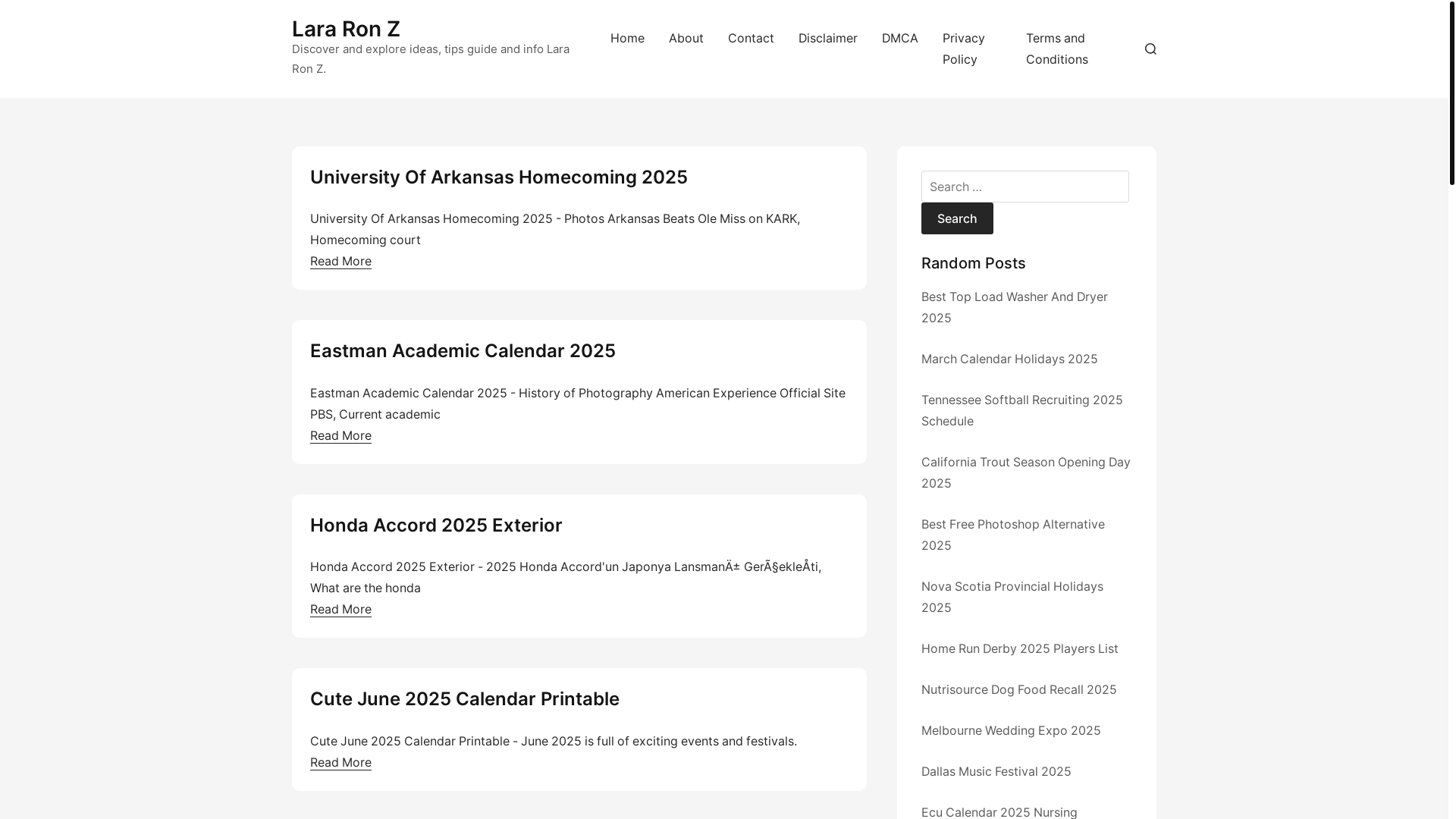 website screenshot of https://lararonz.pages.dev/