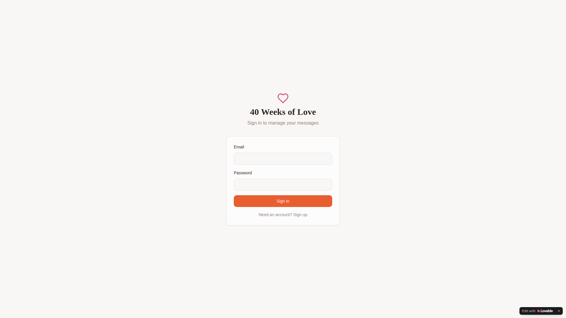 website screenshot of https://yearofkristine.com/