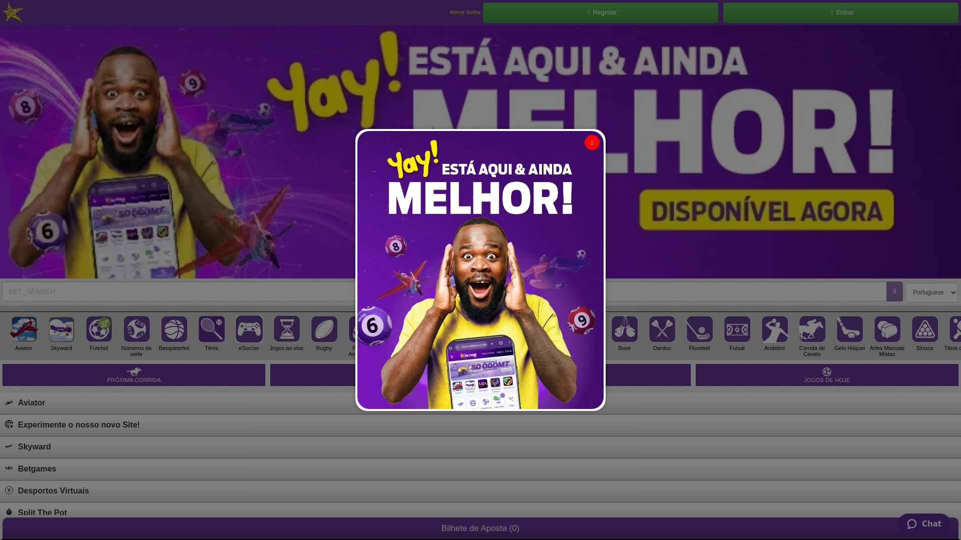 website screenshot of https://m.hollywoodbets.co.mz/