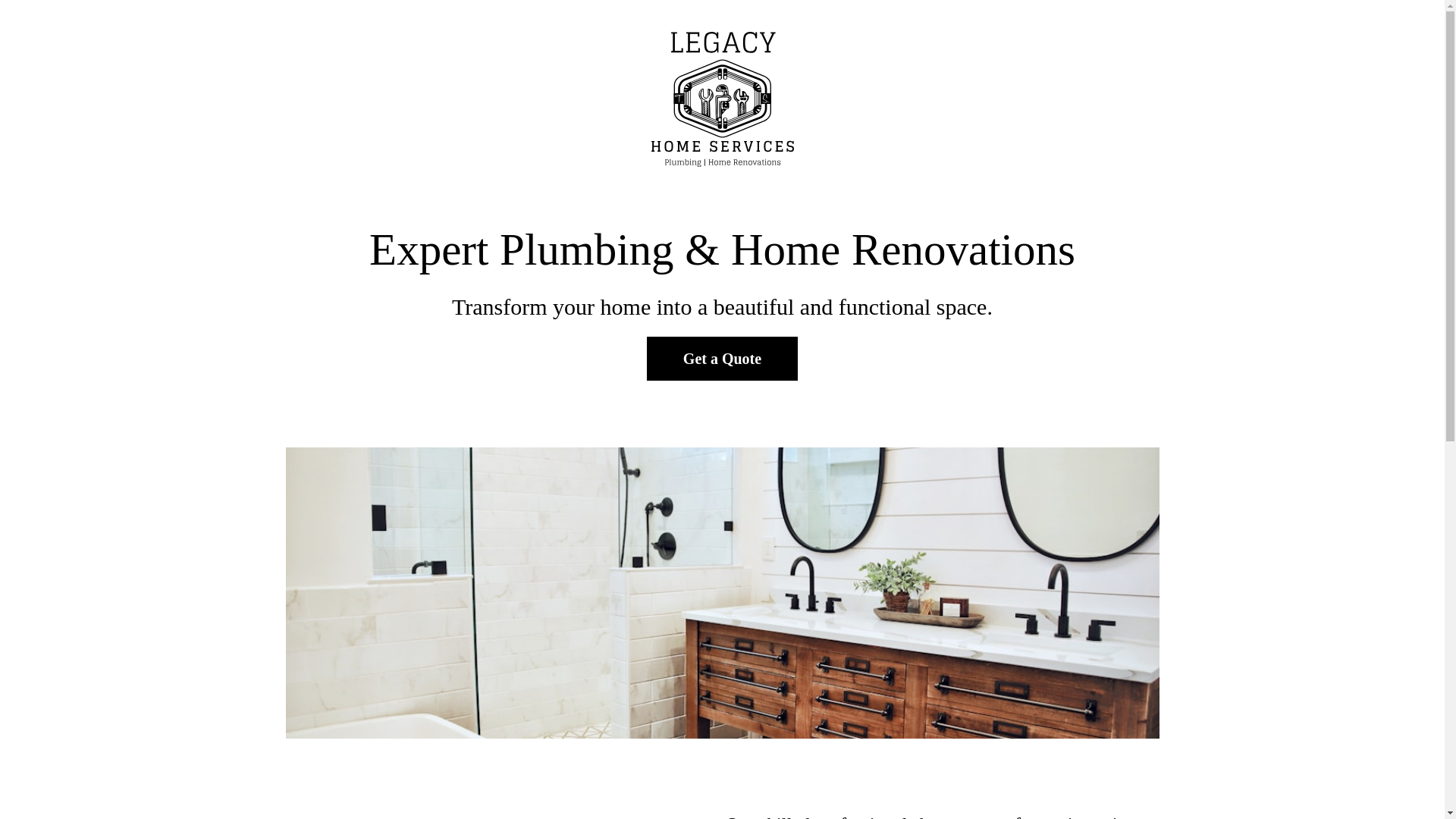 website screenshot of https://tslegacyhomeservices.com/