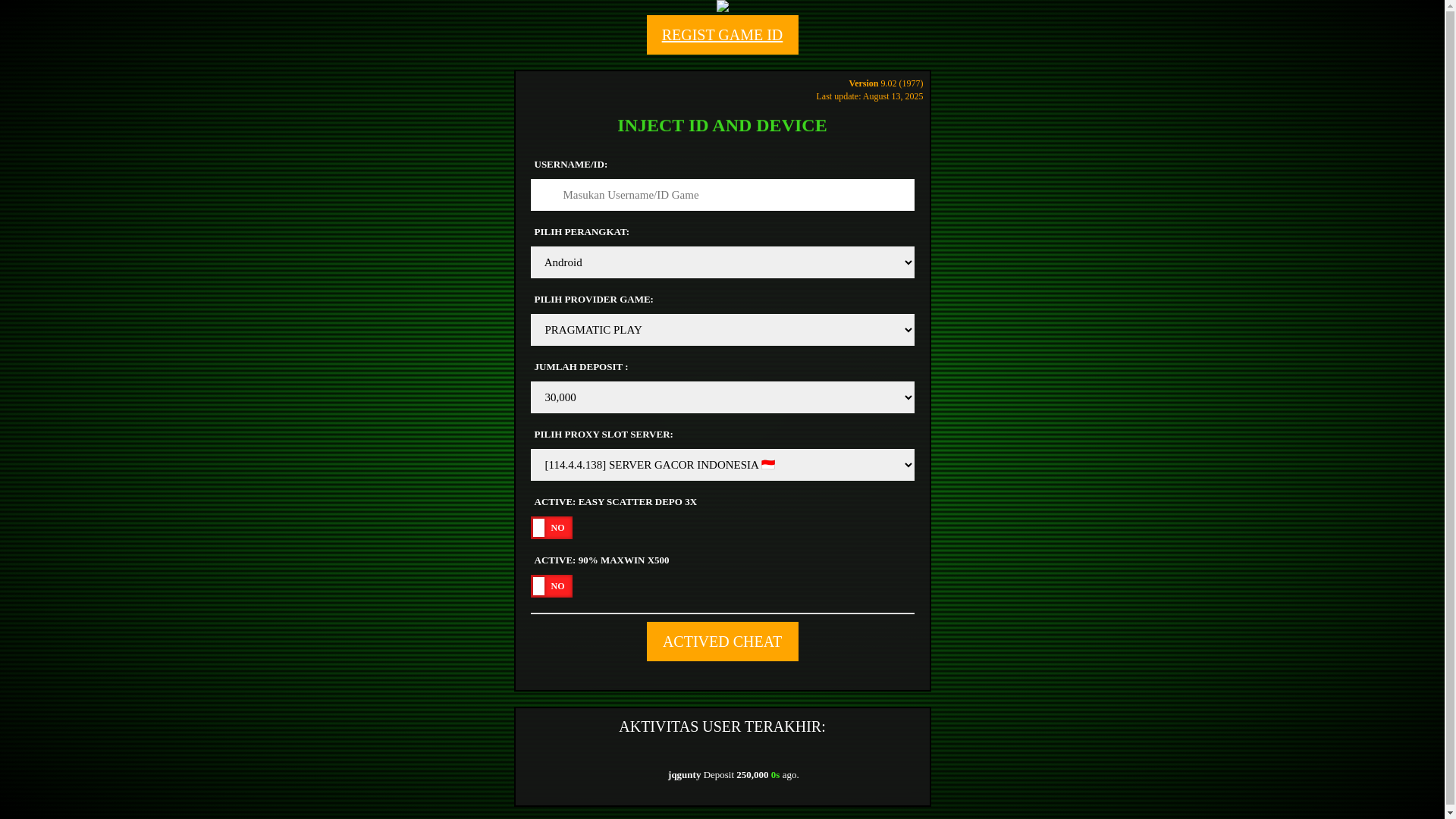 website screenshot of https://cheathackjackpot.pages.dev/