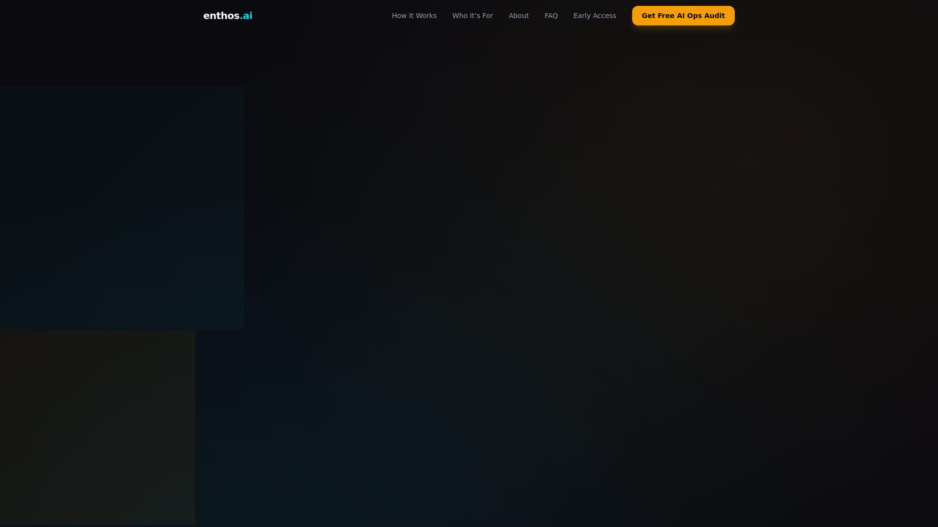 website screenshot of https://enthos-landing.pages.dev/