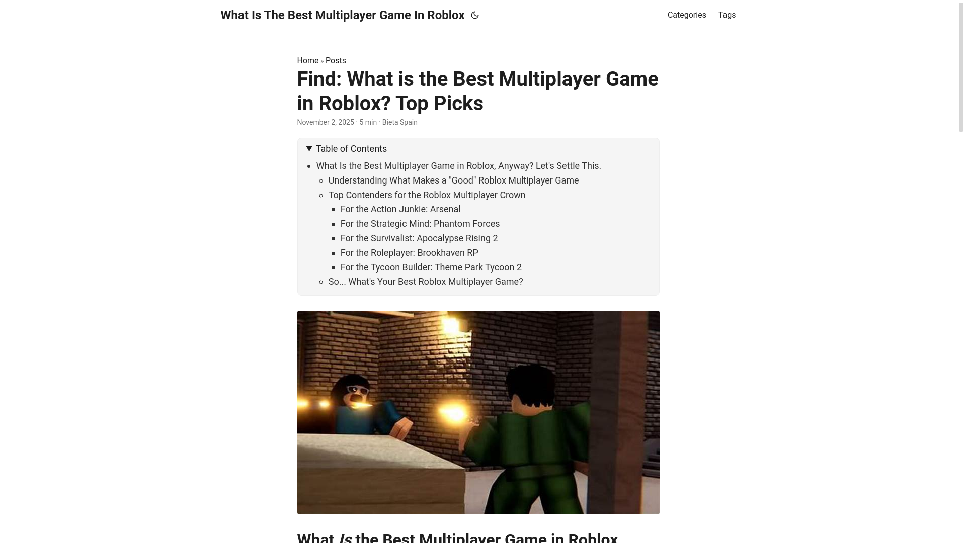 website screenshot of https://what-is-the-best-multiplayer-game-in-roblox.pages.dev/
