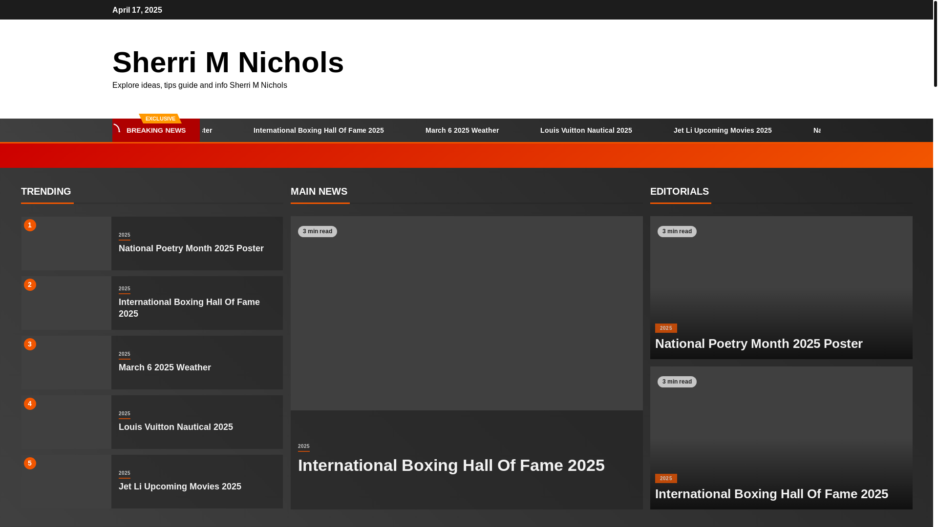 website screenshot of https://sherrimnicholsd.pages.dev/