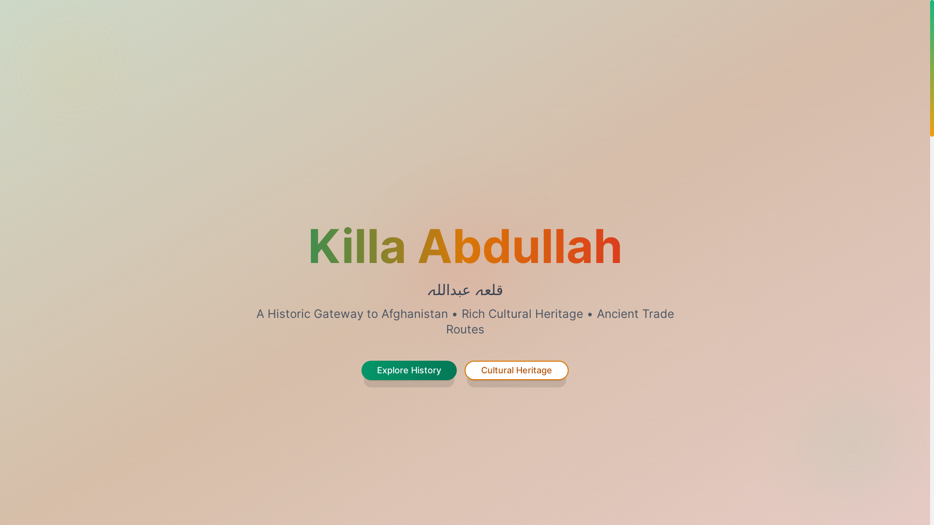 website screenshot of https://killaabdullah.com/