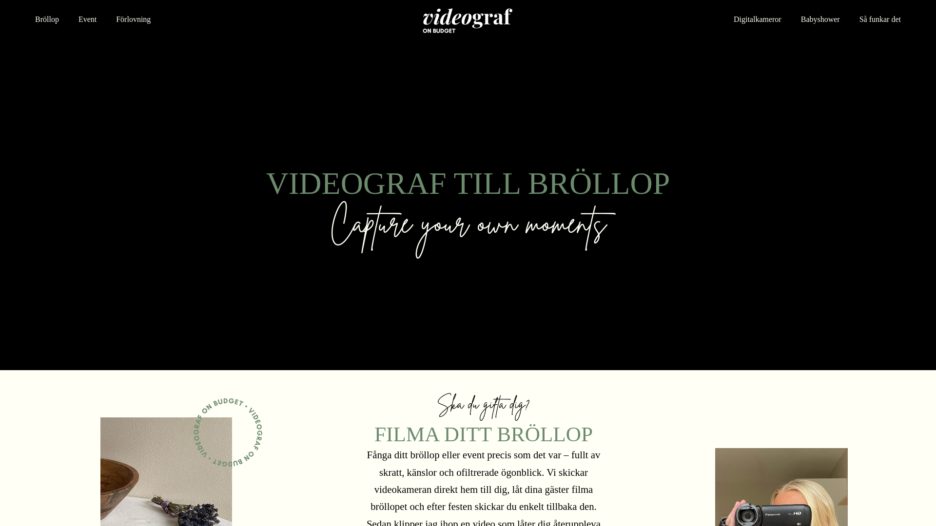 website screenshot of https://videograf-on-buget.pages.dev/